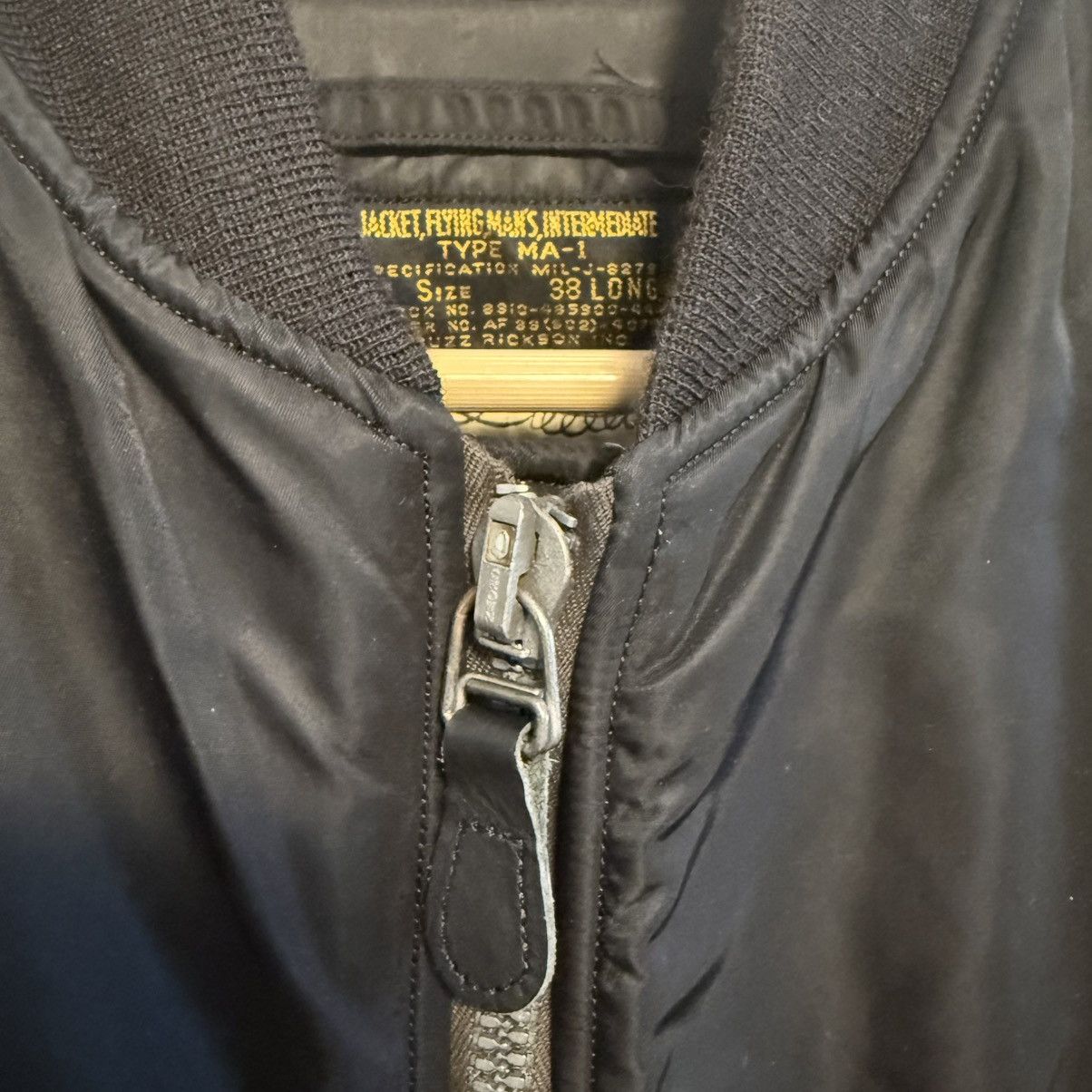 Buzz Rickson's William Gibson MA-1 Bomber Jacket - Size 38L - Made in Japan Size US M / EU 48-50 / 2 - 5 Thumbnail