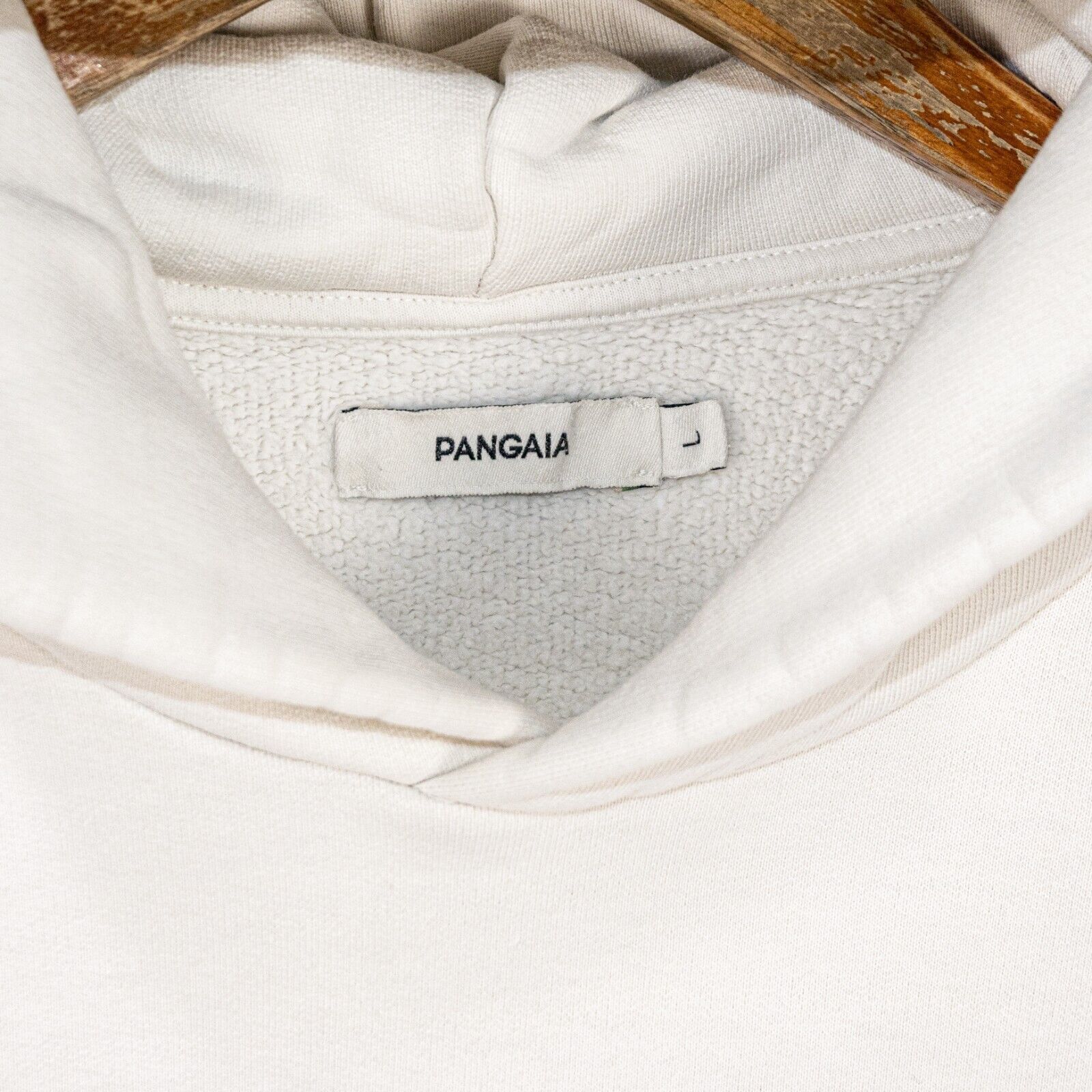 Pangaia PANGAIA Recycled Organic cotton Air Ink Hoodie off white Size L / US 10 / IT 46 - 3 Thumbnail