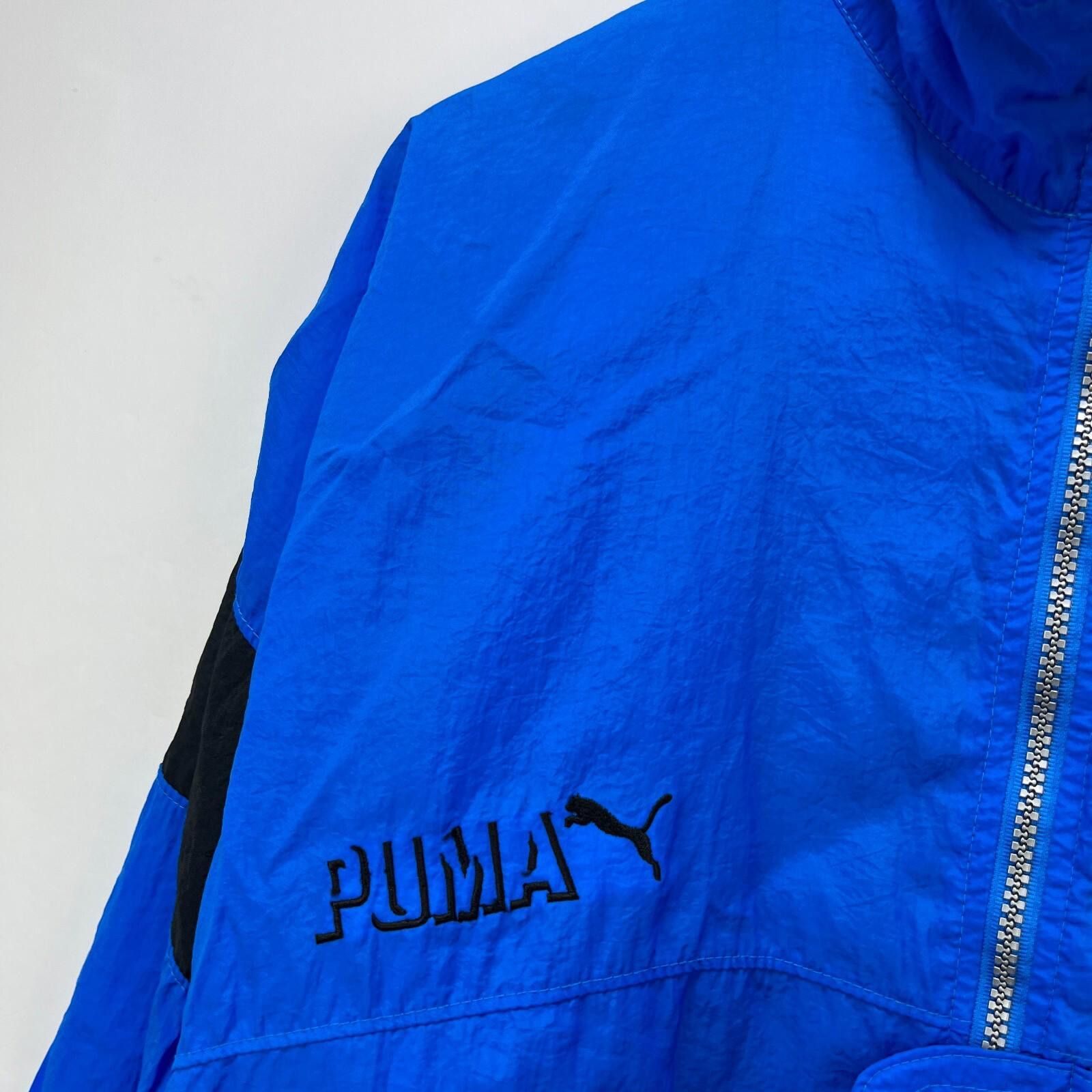 Puma Vintage 90s Puma Windbreaker Track Jacket Tracksuit Large Size US L / EU 52-54 / 3 - 3 Thumbnail