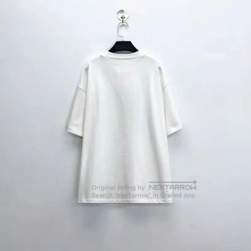 Maison Margiela Maison Margiela White Cotton Logo Print T-Shirt . Size US M / EU 48-50 / 2 - 2 Thumbnail