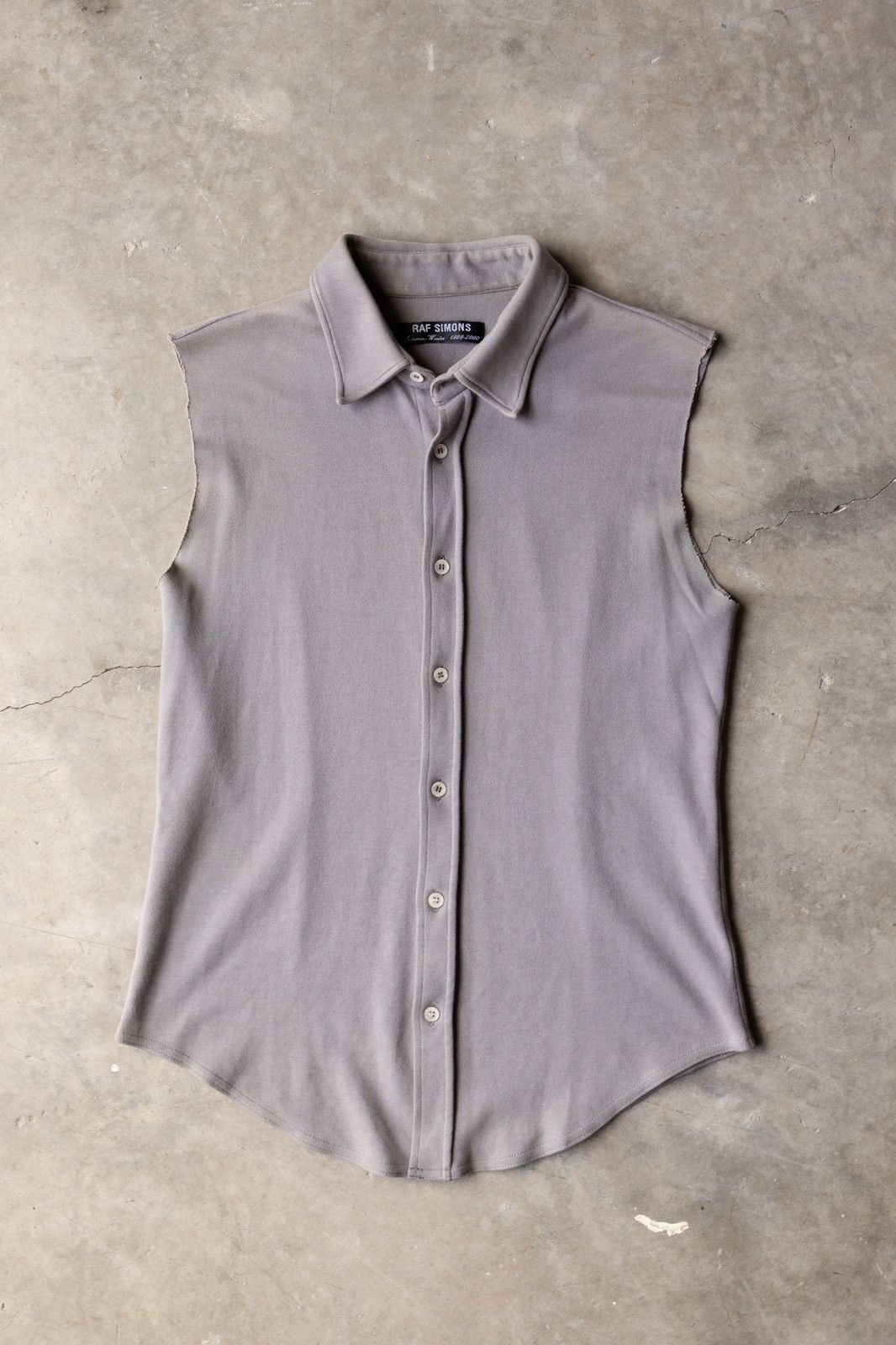 Raf Simons Raf Simons 1999 Sleeveless Shirt Size US S / EU 44-46 / 1 - 1 Thumbnail