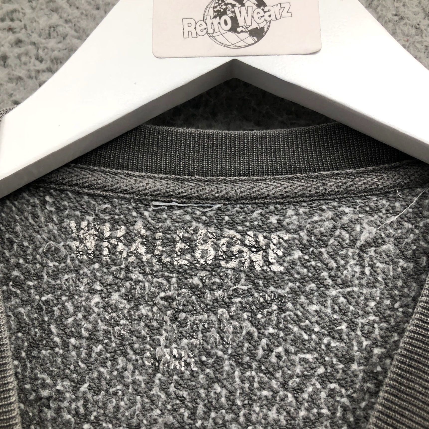 Vintage WHALEBONE Atlantic Outpost Co. Sweatshirt Men S Long Sleeve Graphic Crew Neck Gray Size US S / EU 44-46 / 1 - 3 Thumbnail