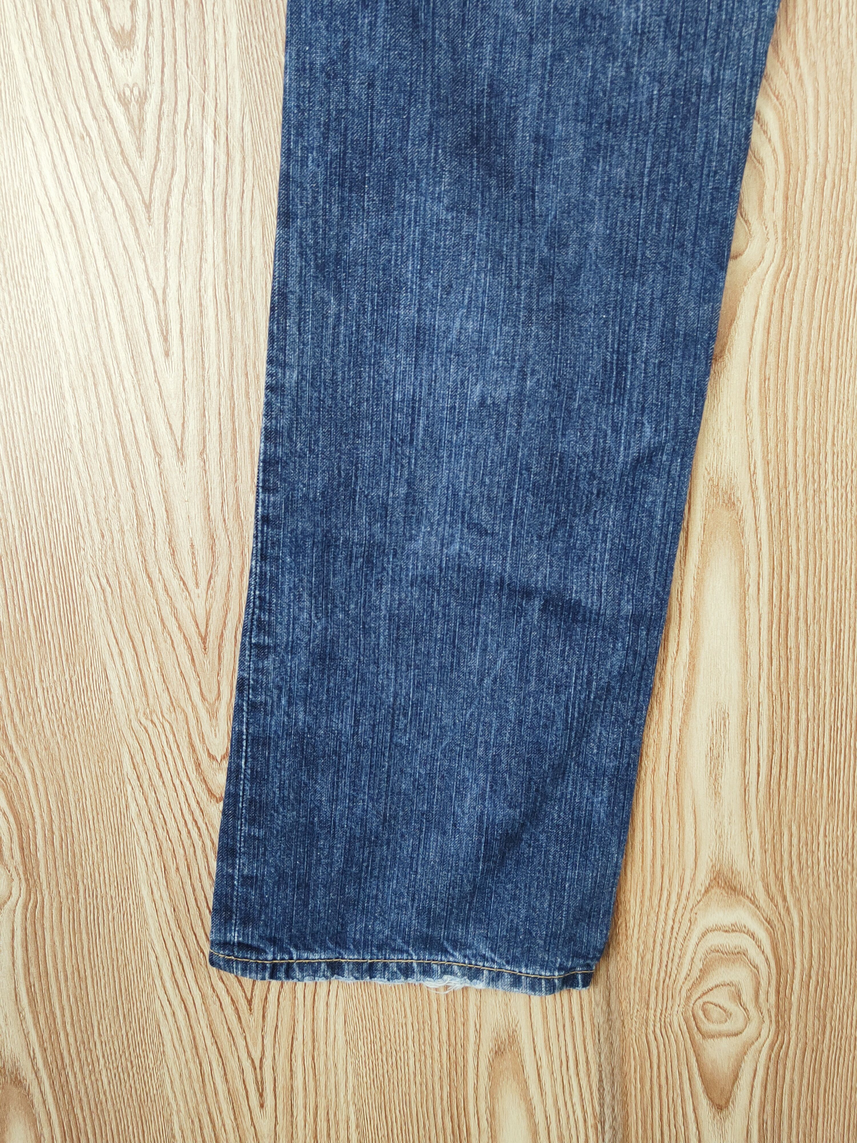 Japanese Brand Japan double waist checkered Distressed Ripped Jeans #W893 Size US 32 / EU 48 - 9 Thumbnail