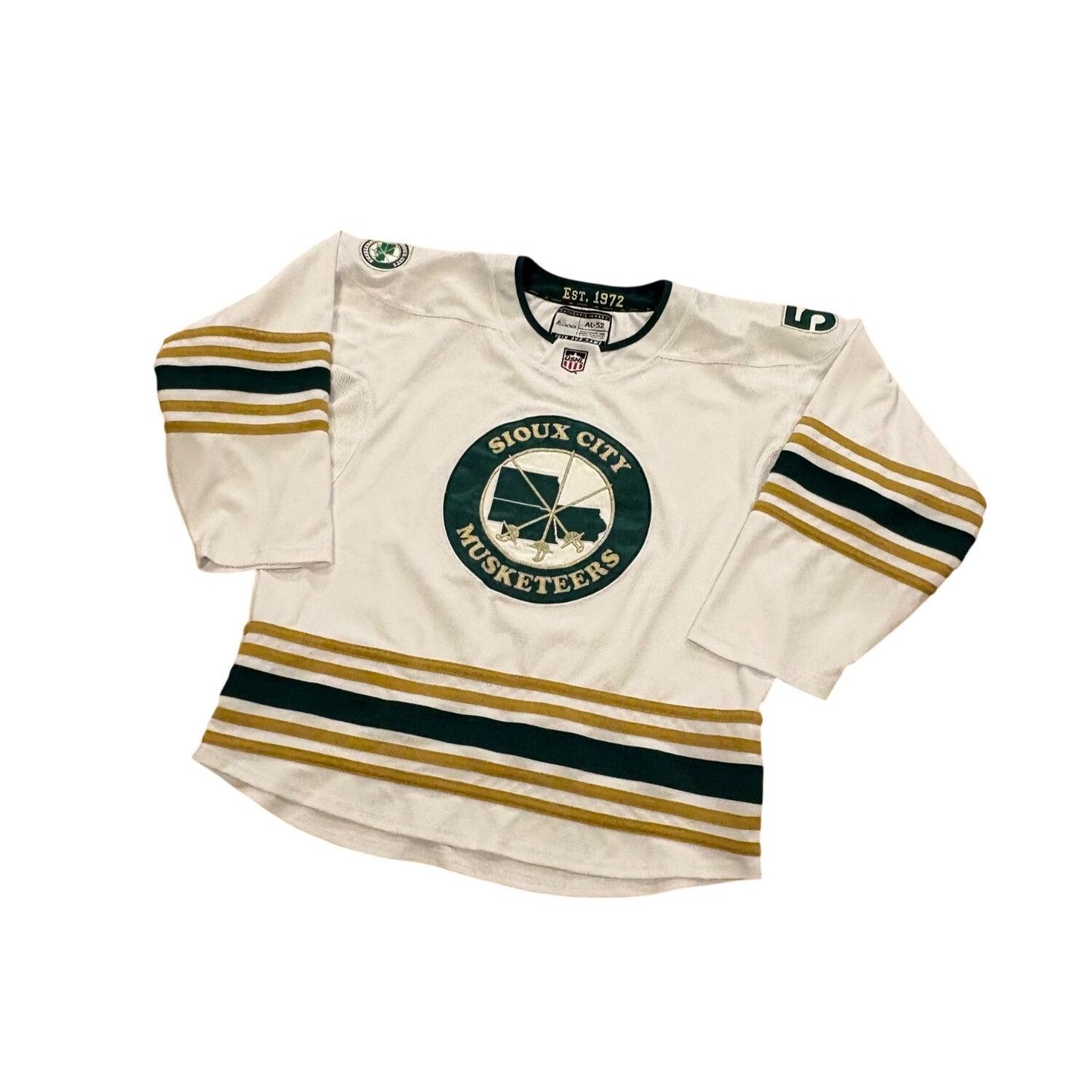 Other Rare 2022-2023 Sioux City Musketeers Team Signed Authentic U Size US XXL / EU 58 / 5 - 4 Thumbnail