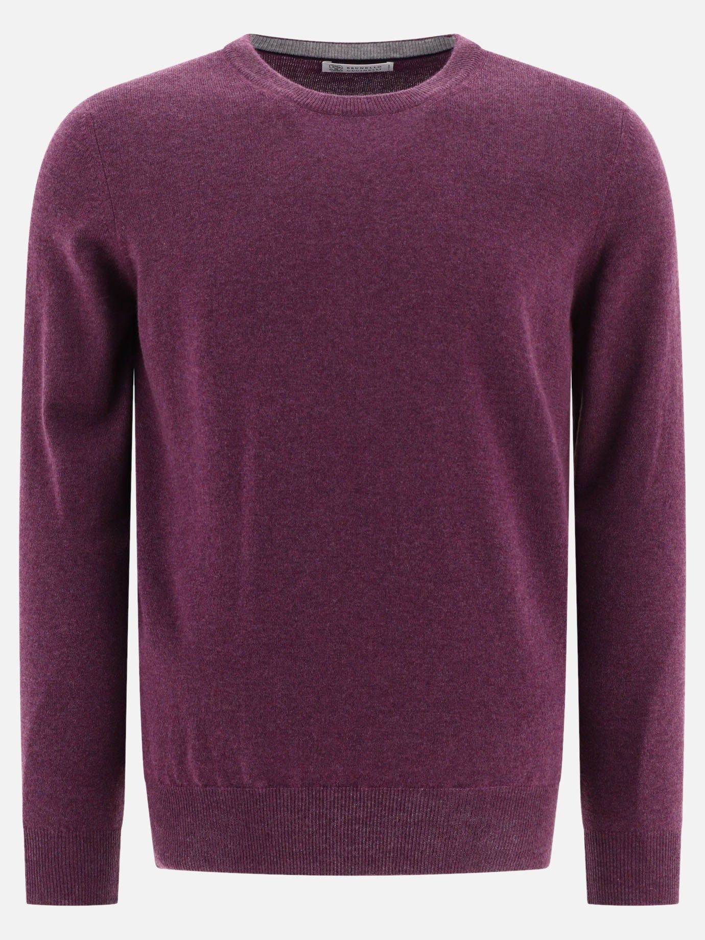 Brunello Cucinelli o1w1db10425 Cashmere Sweater in Purple Size US L / EU 52-54 / 3 - 1 Thumbnail