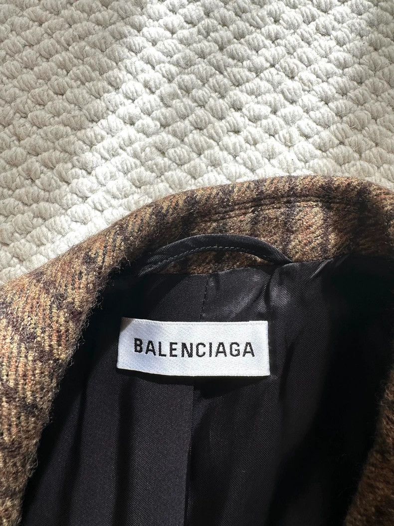 Balenciaga Balenciaga size 34 Slim plaid coat 2501-Nextarrow Size US M / EU 48-50 / 2 - 5 Thumbnail