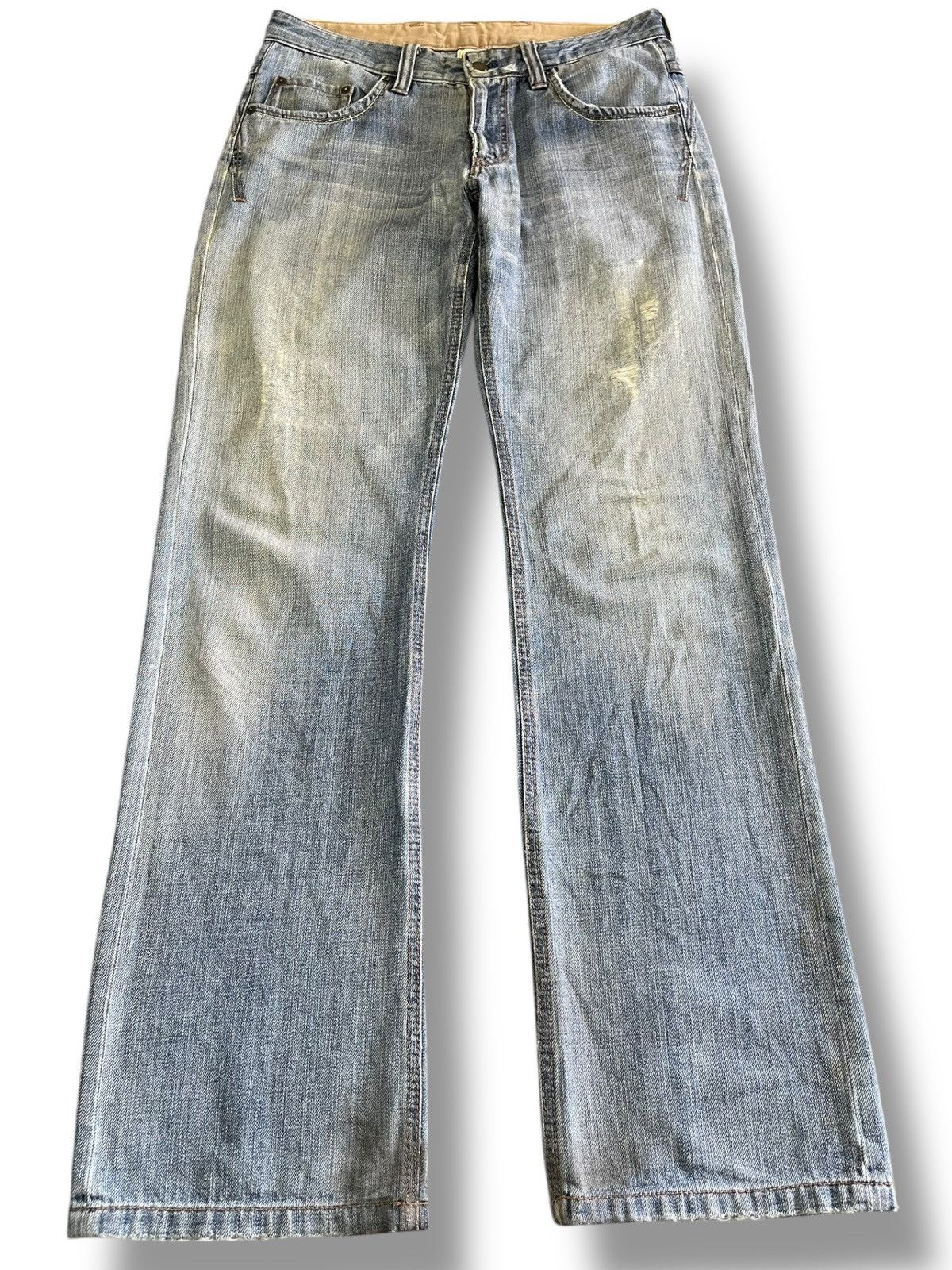 Hang Ten Vintage Hang Ten Flare Faded Denim Size US 32 / EU 48 - 1 Thumbnail