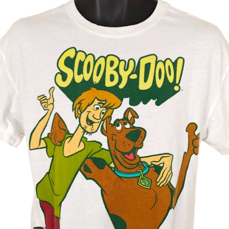 Vintage Scooby Doo T Shirt Mens Size Medium White Cartoon Hanna Barbera Shirt Mens Medium White Scooby-Doo Size US M / EU 48-50 / 2 - 2 Thumbnail