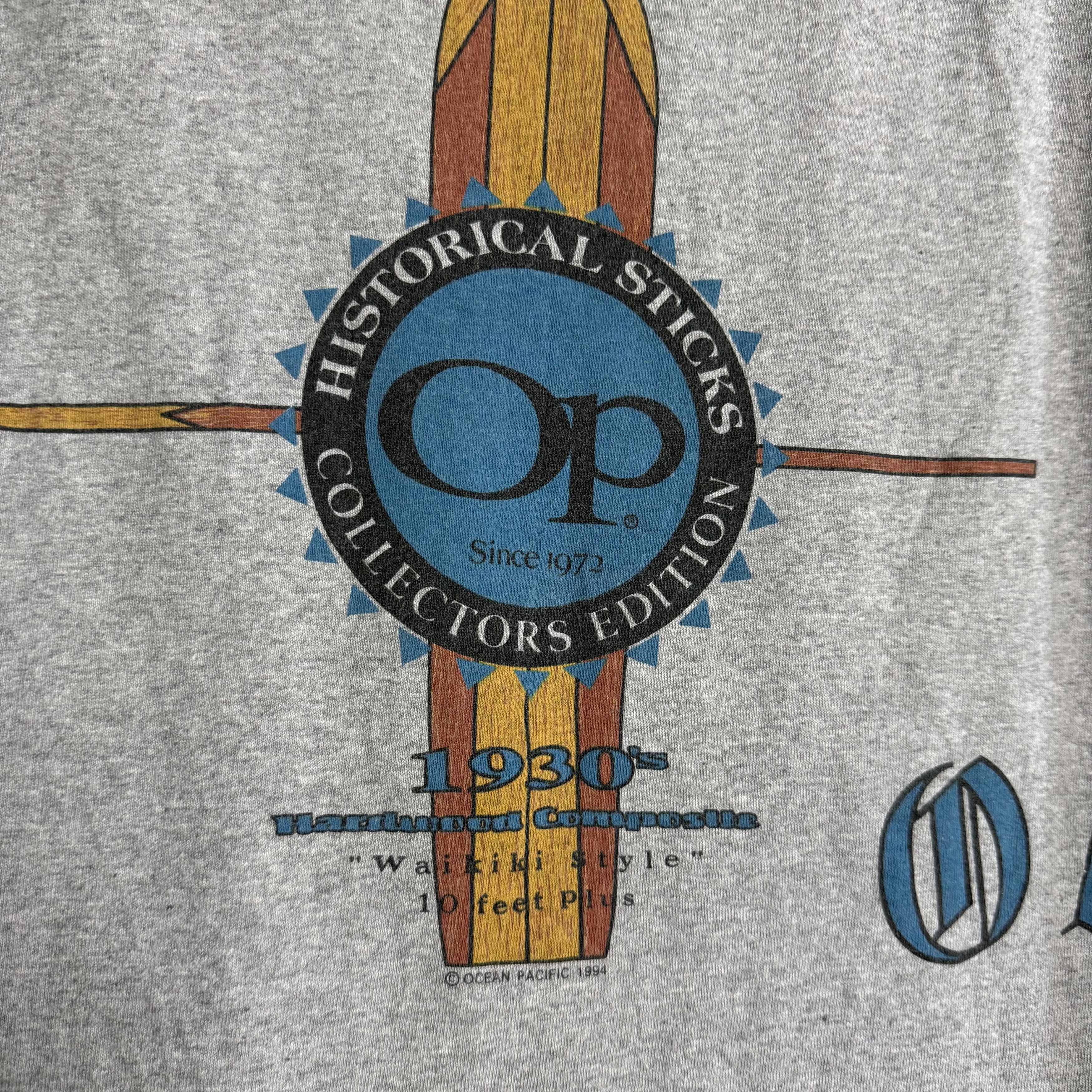 Ocean Pacific 🔥RARE🔥Vintage 90s Ocean Pasific OP T-shirt Single Stich Size US XL / EU 56 / 4 - 4 Thumbnail