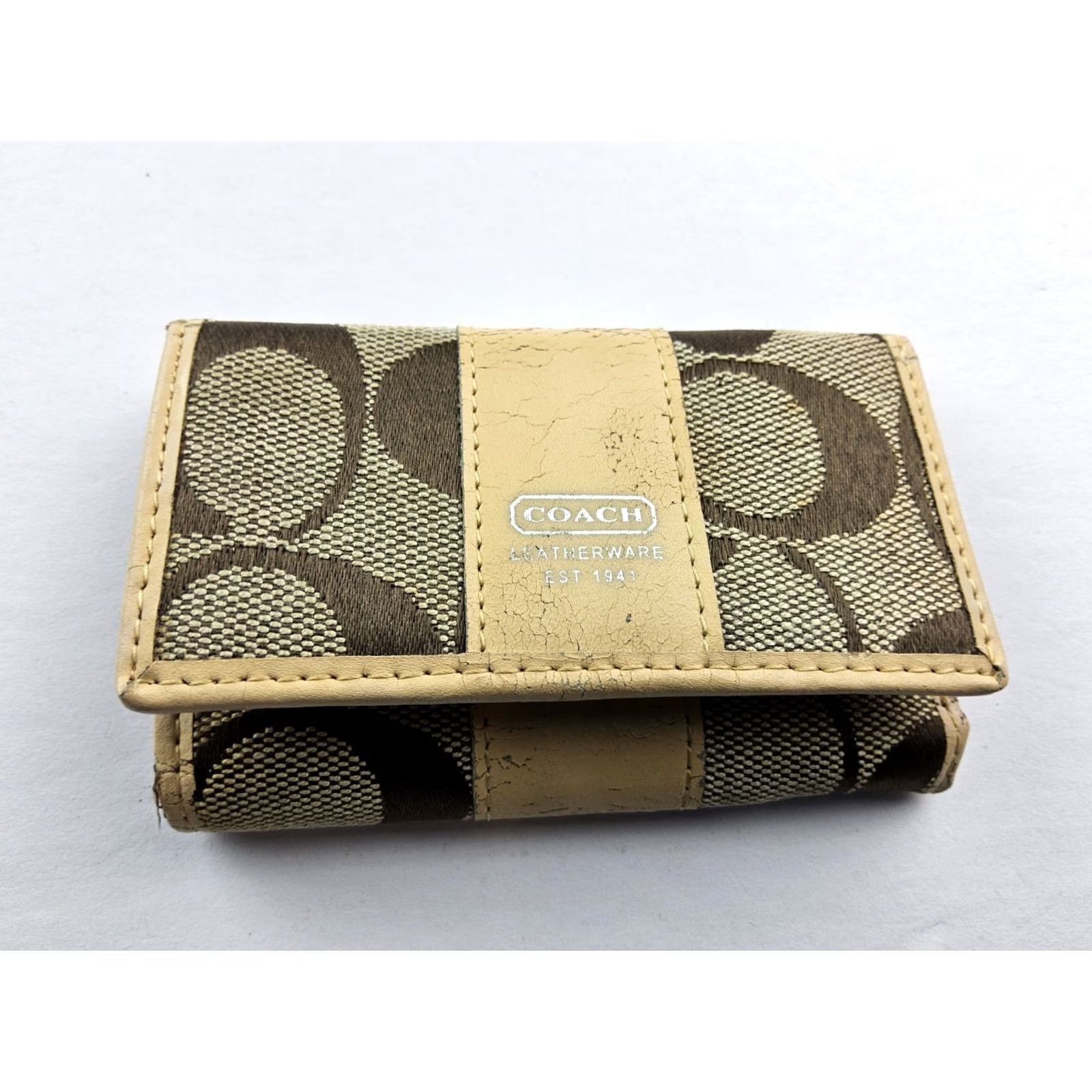 Coach Coach Signature 6 Key Holder Snap Case Wallet Size ONE SIZE - 2 Thumbnail