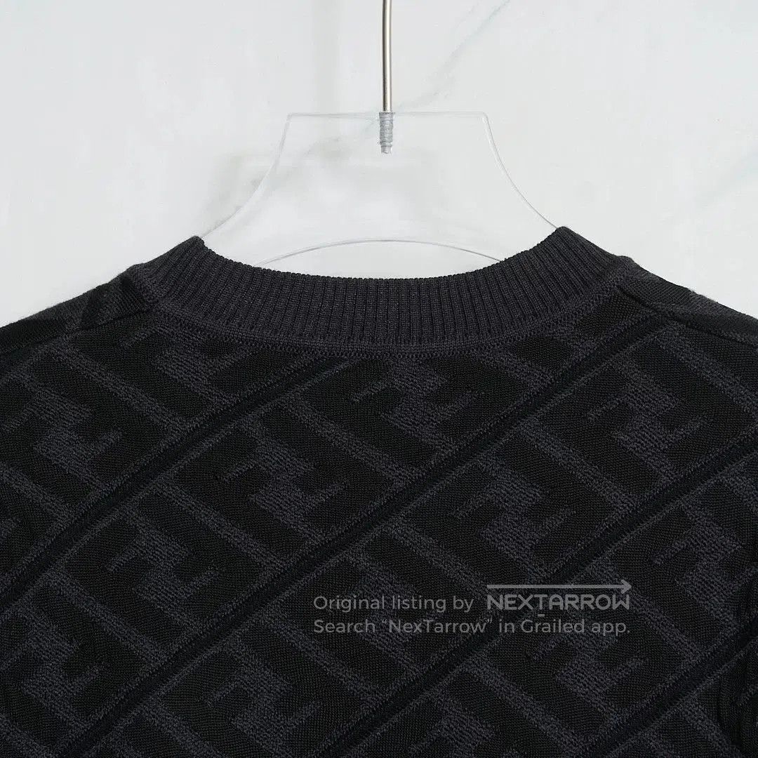 Fendi Fendi Men's FF Embroidered Knit Sweater. Size US S / EU 44-46 / 1 - 4 Thumbnail