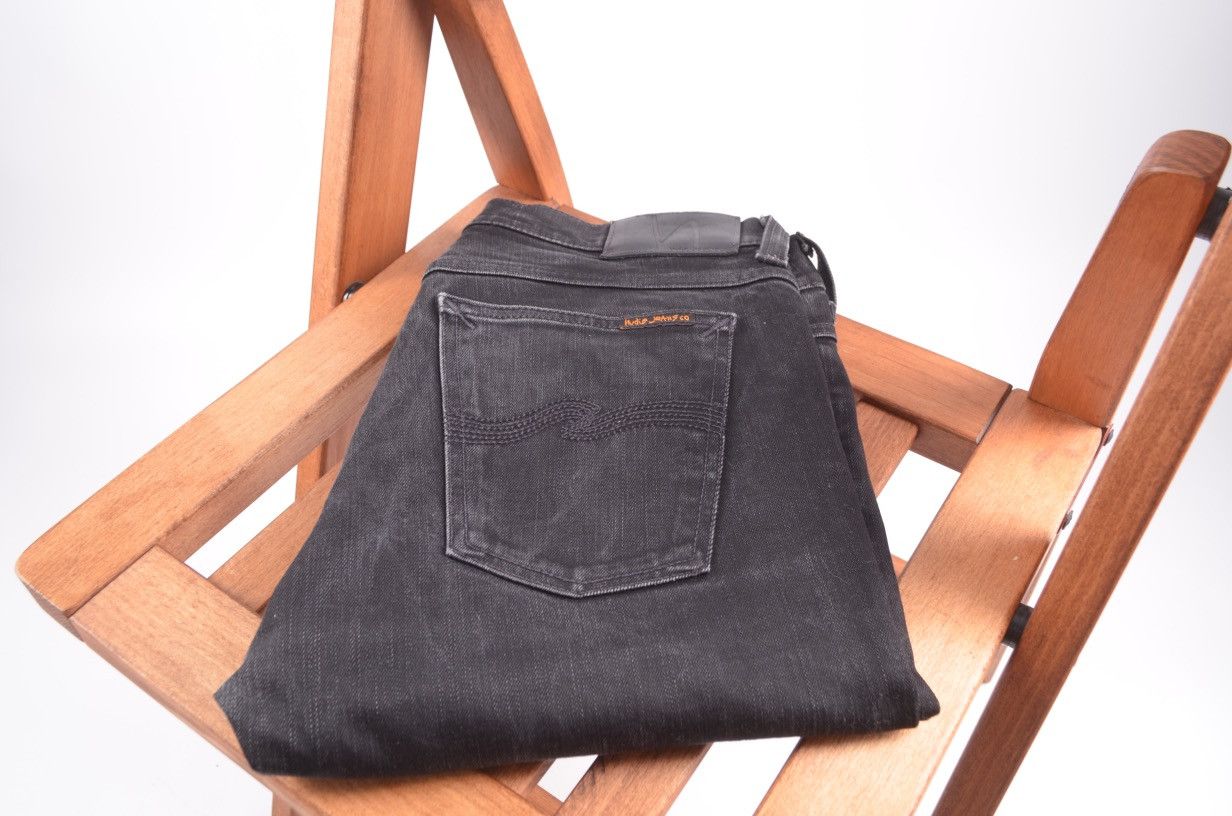 Nudie Jeans NUDIE JEANS Tilted Tor Dry clod Black denim jeans size 31 Size US 31 - 1 Thumbnail
