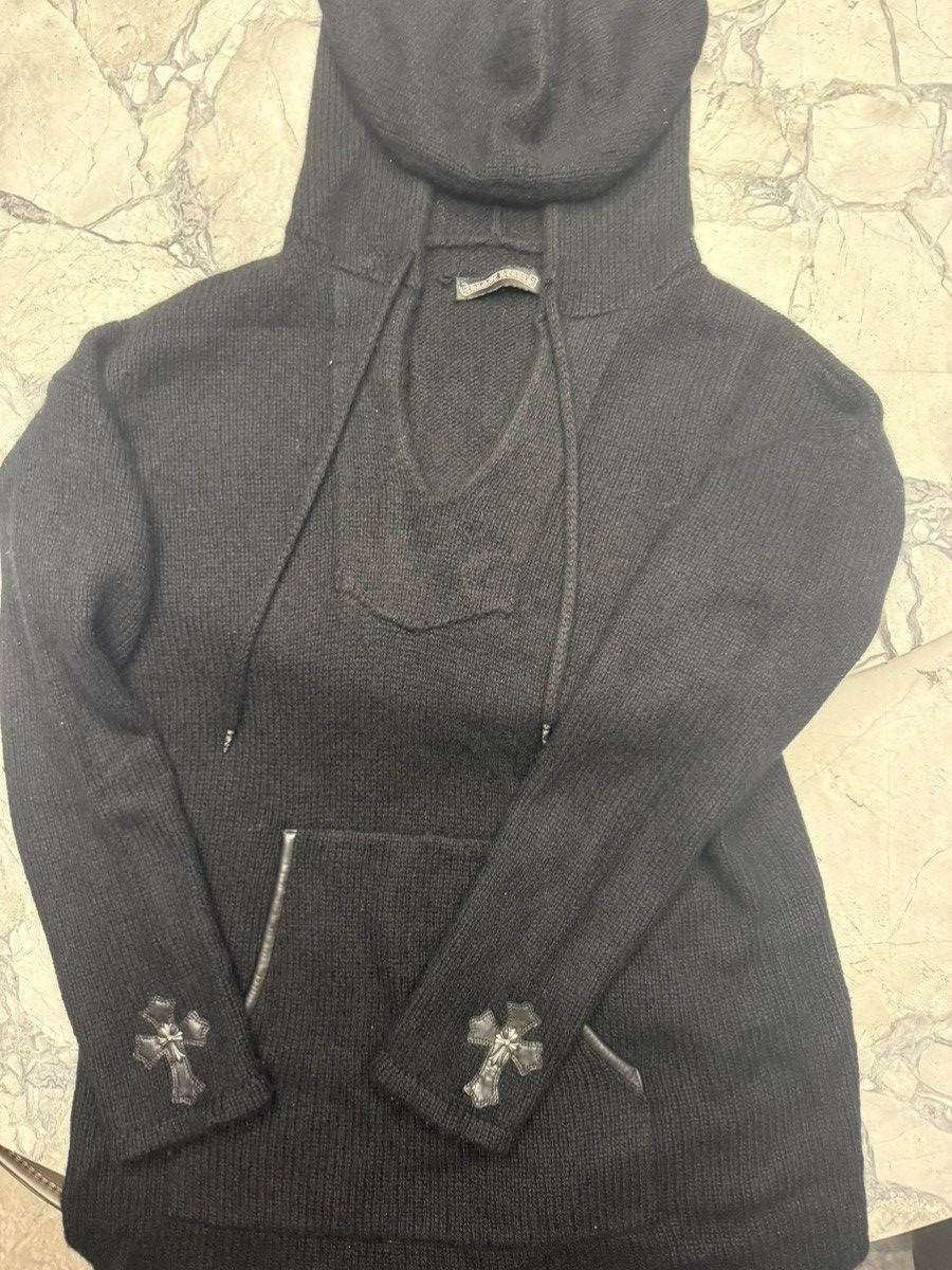Chrome Hearts Chrome Hearts Cashmere Hoodie Black M Size US M / EU 48-50 / 2 - 2 Thumbnail