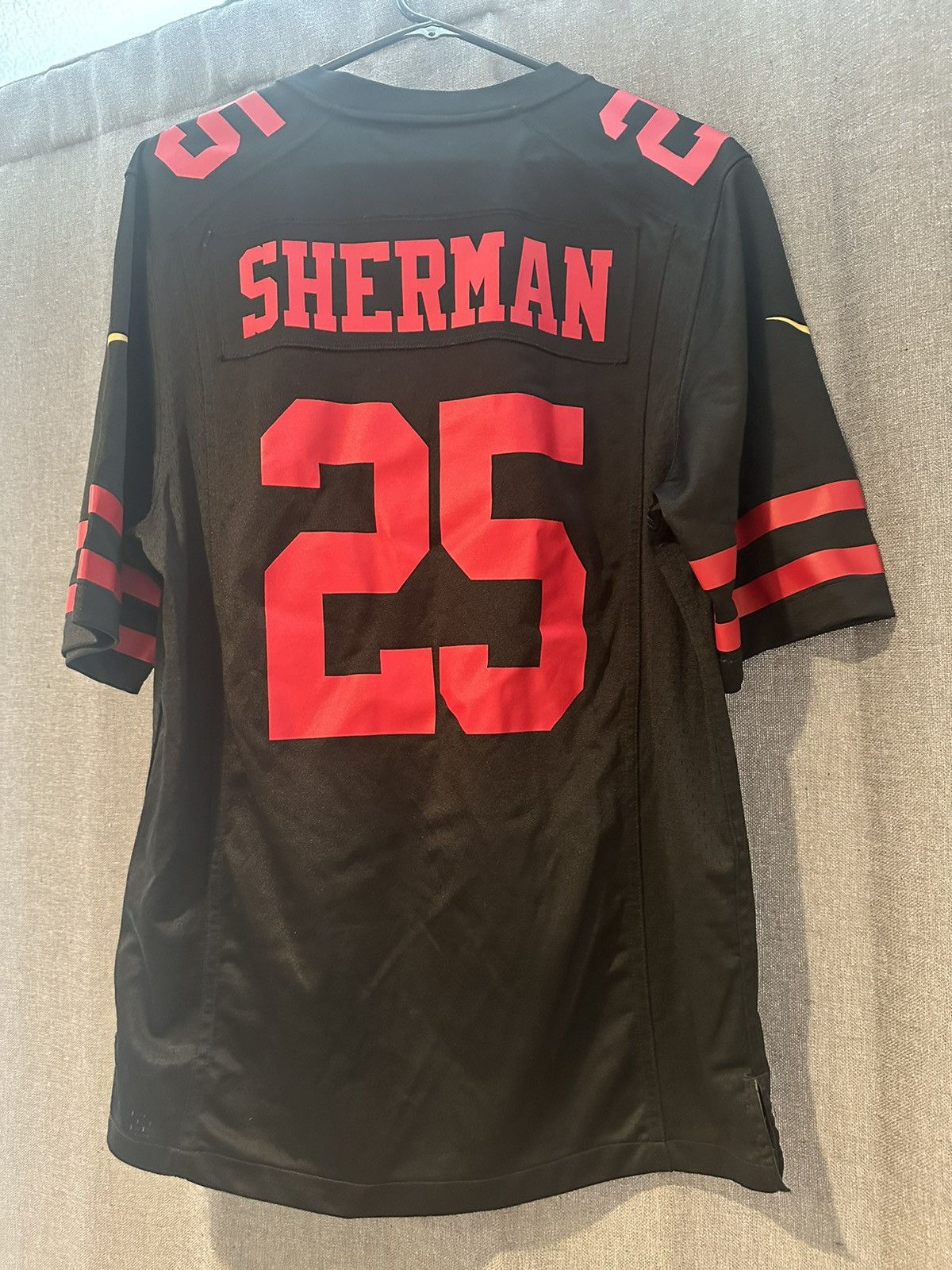 NFL × Nike NFL 49ers jersey black and red Size US S / EU 44-46 / 1 - 2 Thumbnail
