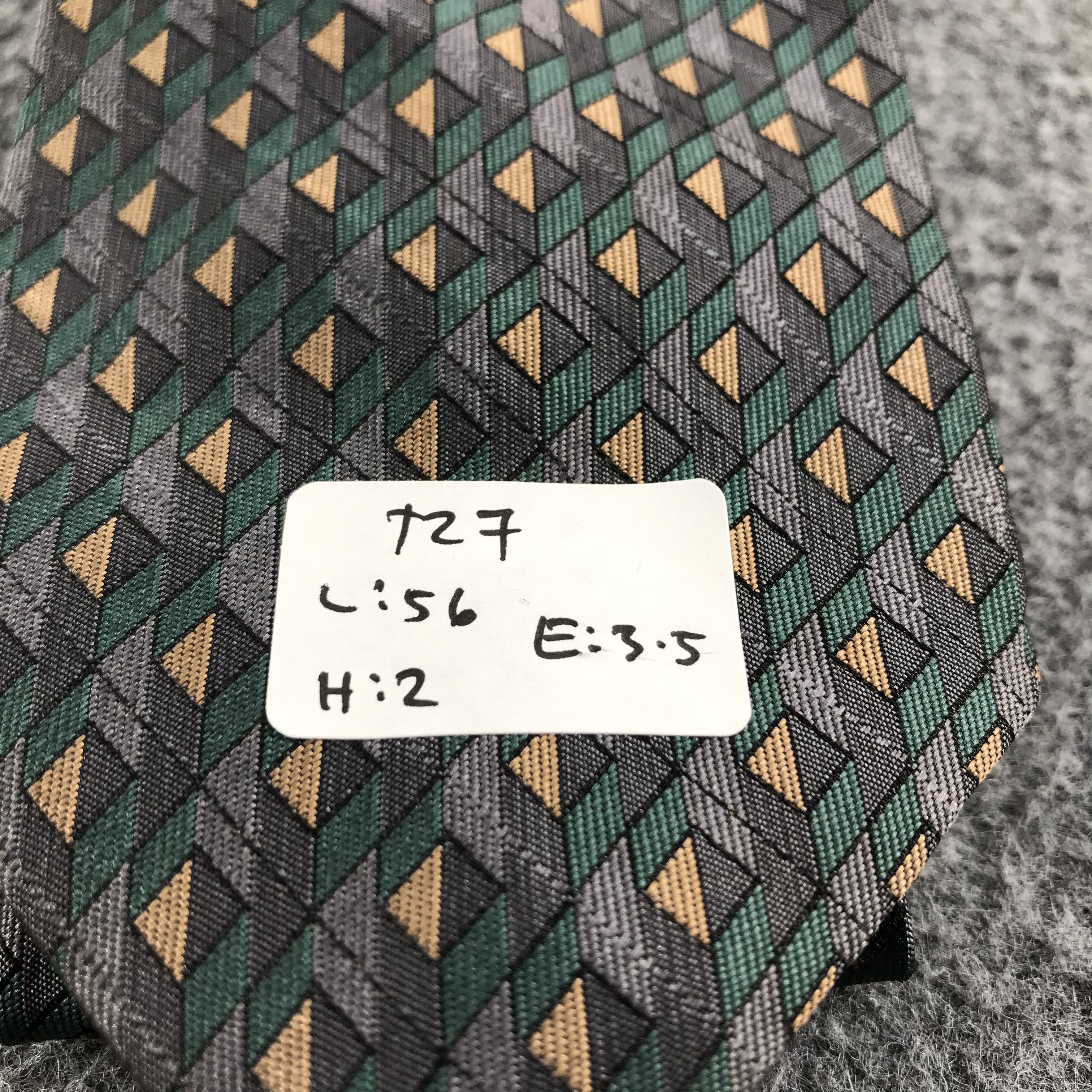 Vintage Vintage BaLENCiaga Silk Neck Ties T27 Size ONE SIZE - 9 Thumbnail