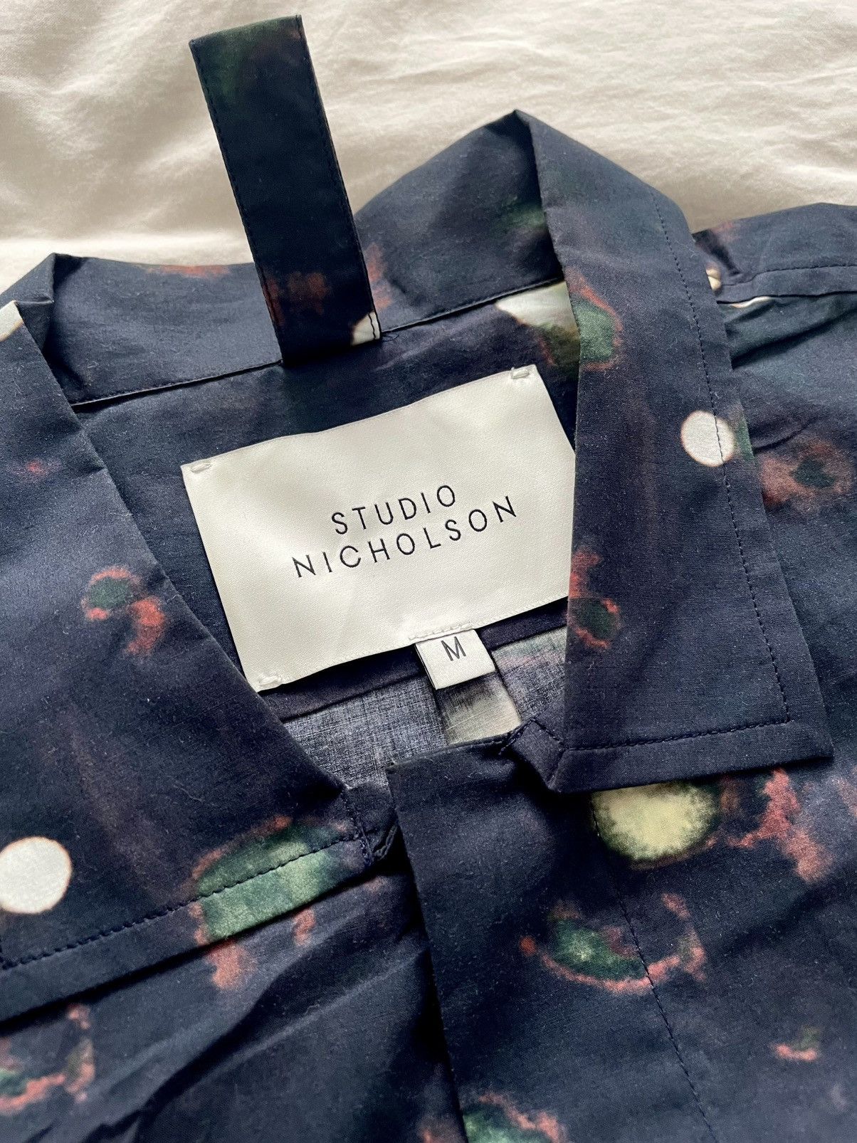 Studio Nicholson Studio Nicholson printed short sleeve shirt Size US M / EU 48-50 / 2 - 2 Thumbnail