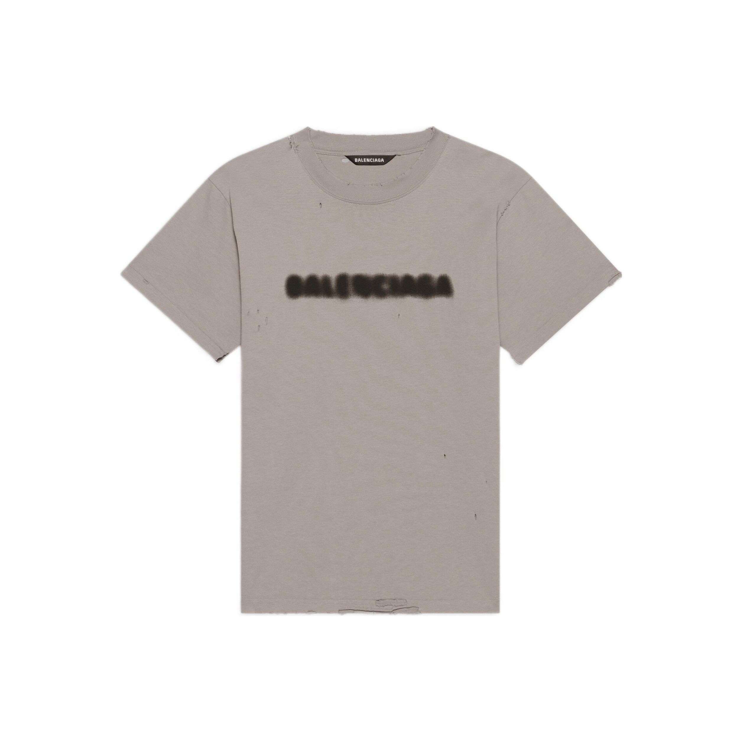 Balenciaga Balenciaga Blurry Logo T-Shirt Size S Size US S / EU 44-46 / 1 - 1 Thumbnail