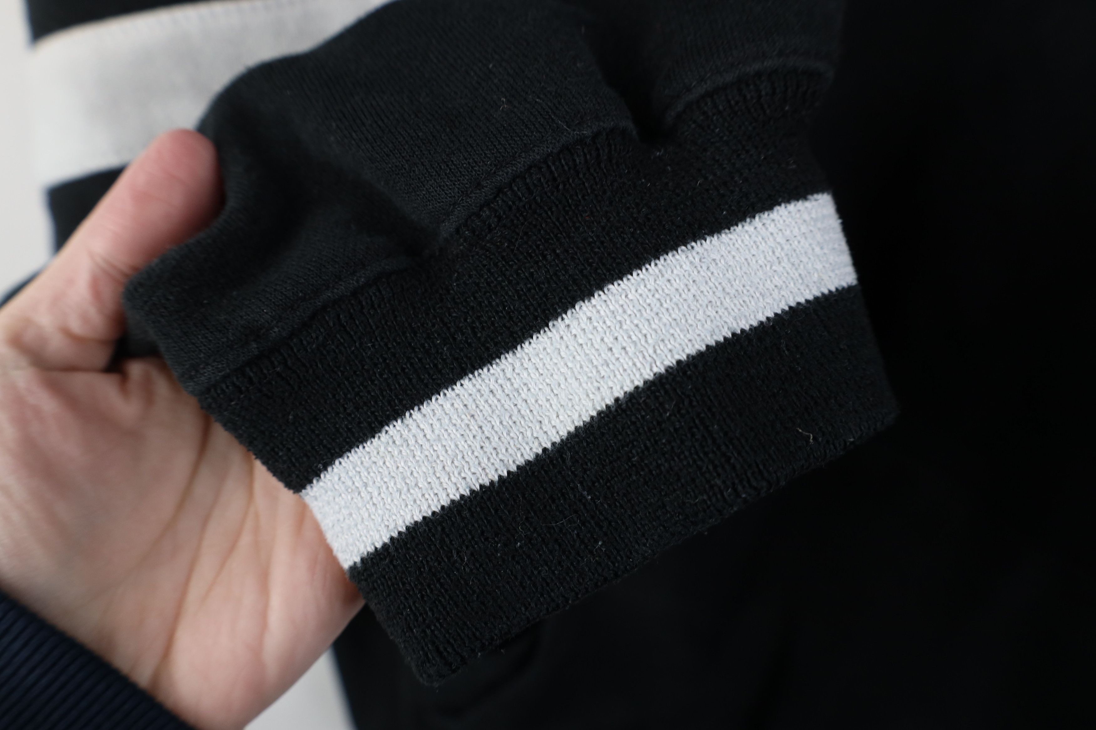 Vintage Vintage 90s Y2K Streetwear Striped Blank Hoodie Sweatshirt Size US XXL / EU 58 / 5 - 8 Thumbnail