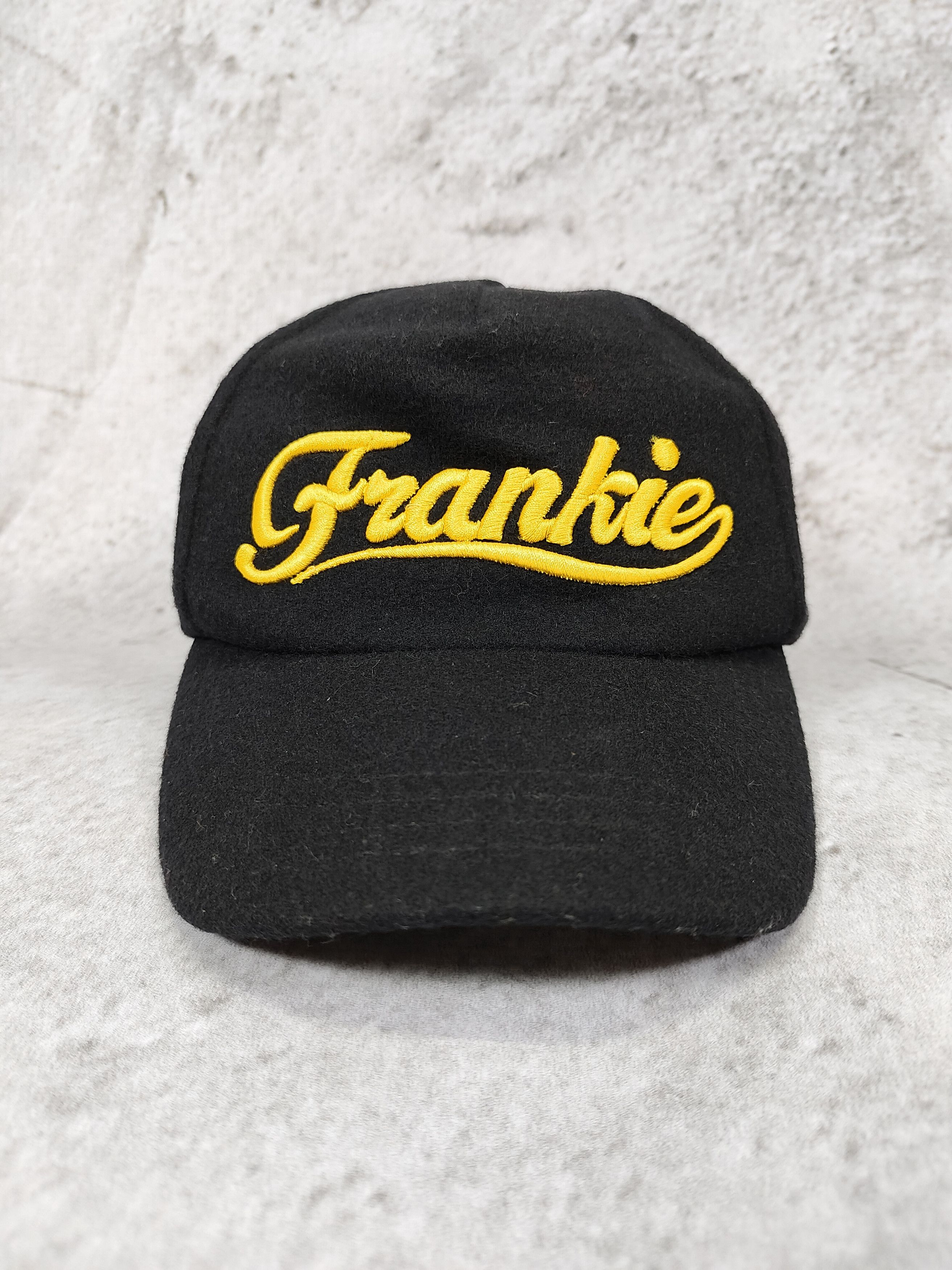 Frankie Morello 00s Frankie Morello-Archive Script Logo Embroidered Wool Cap Size ONE SIZE - 1 Thumbnail