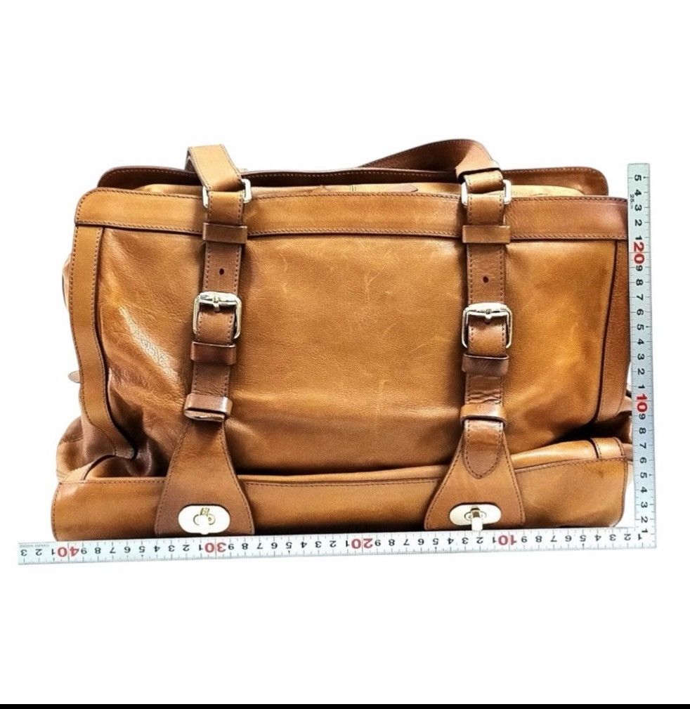 Jil Sander Jil Sander Made in Italy Tan Leather Structured Tote Bag‎ Size ONE SIZE - 2 Thumbnail