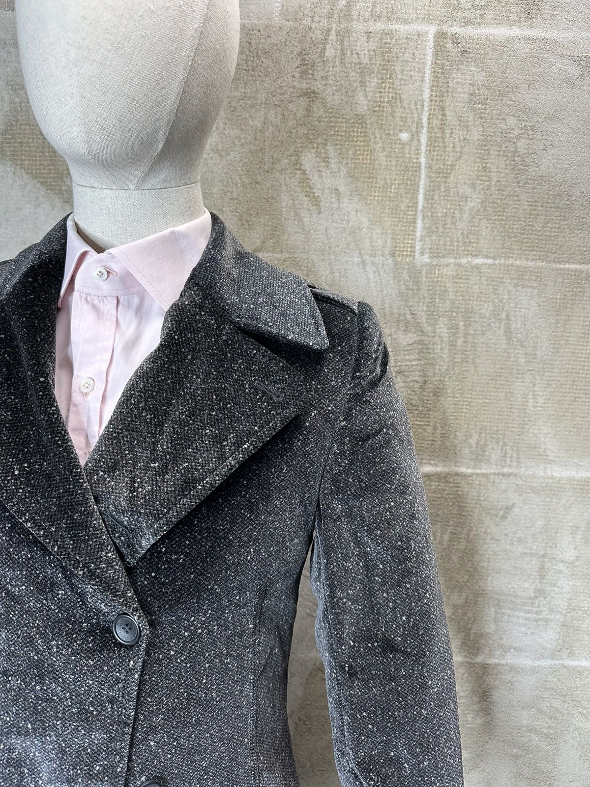 Dolce & Gabbana × Vintage Vintage Dolce & Gabbana Velour Wool Coat Size US M / EU 48-50 / 2 - 3 Thumbnail
