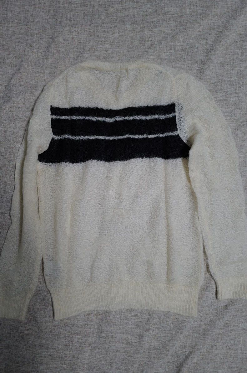Dior Dior Black and white mohair blended striped geometric swea Size M / US 6-8 / IT 42-44 - 2 Thumbnail