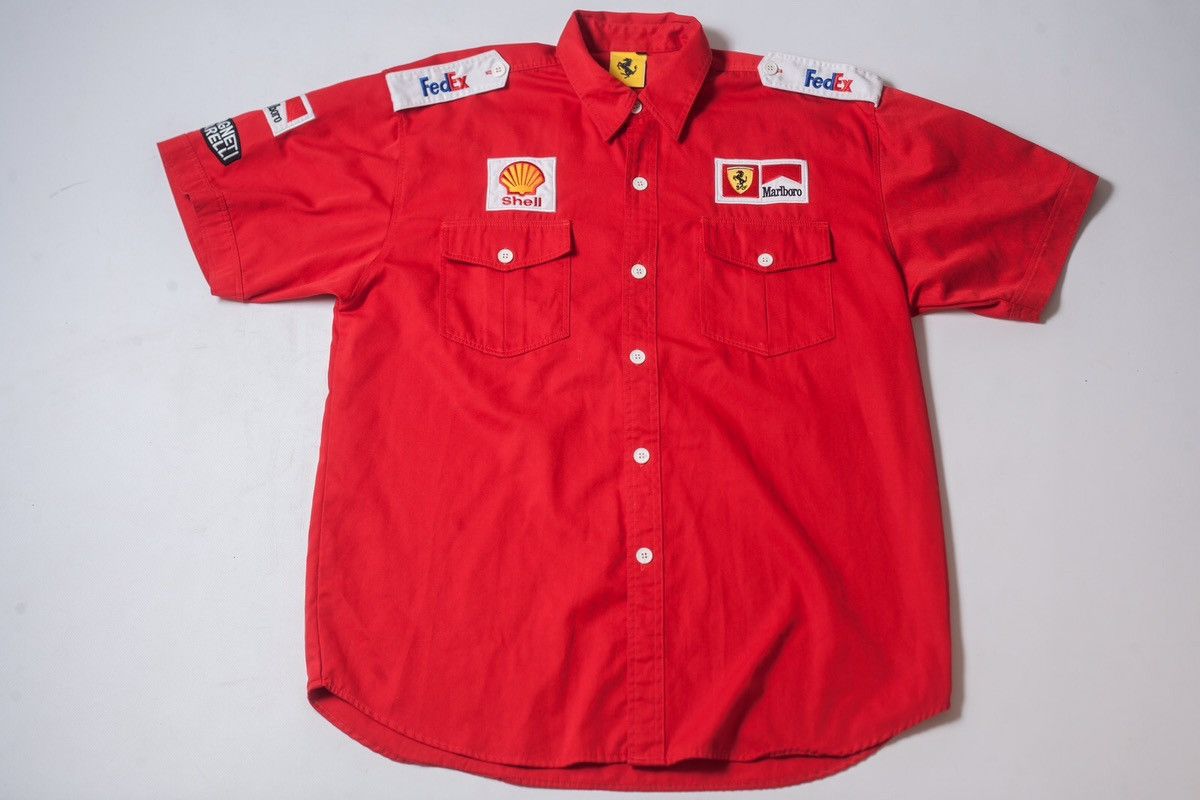 Ferrari Ferrari F1 Rare Vintage Racing Team Official Shirt Size US XXL / EU 58 / 5 - 1 Thumbnail