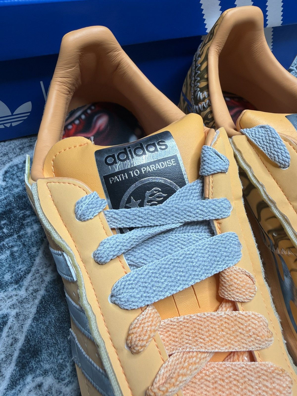 Adidas × HELLSTAR Hellstar x Adidas Superstar “Hazy Orange” Size US 12 / EU 45 - 9 Thumbnail