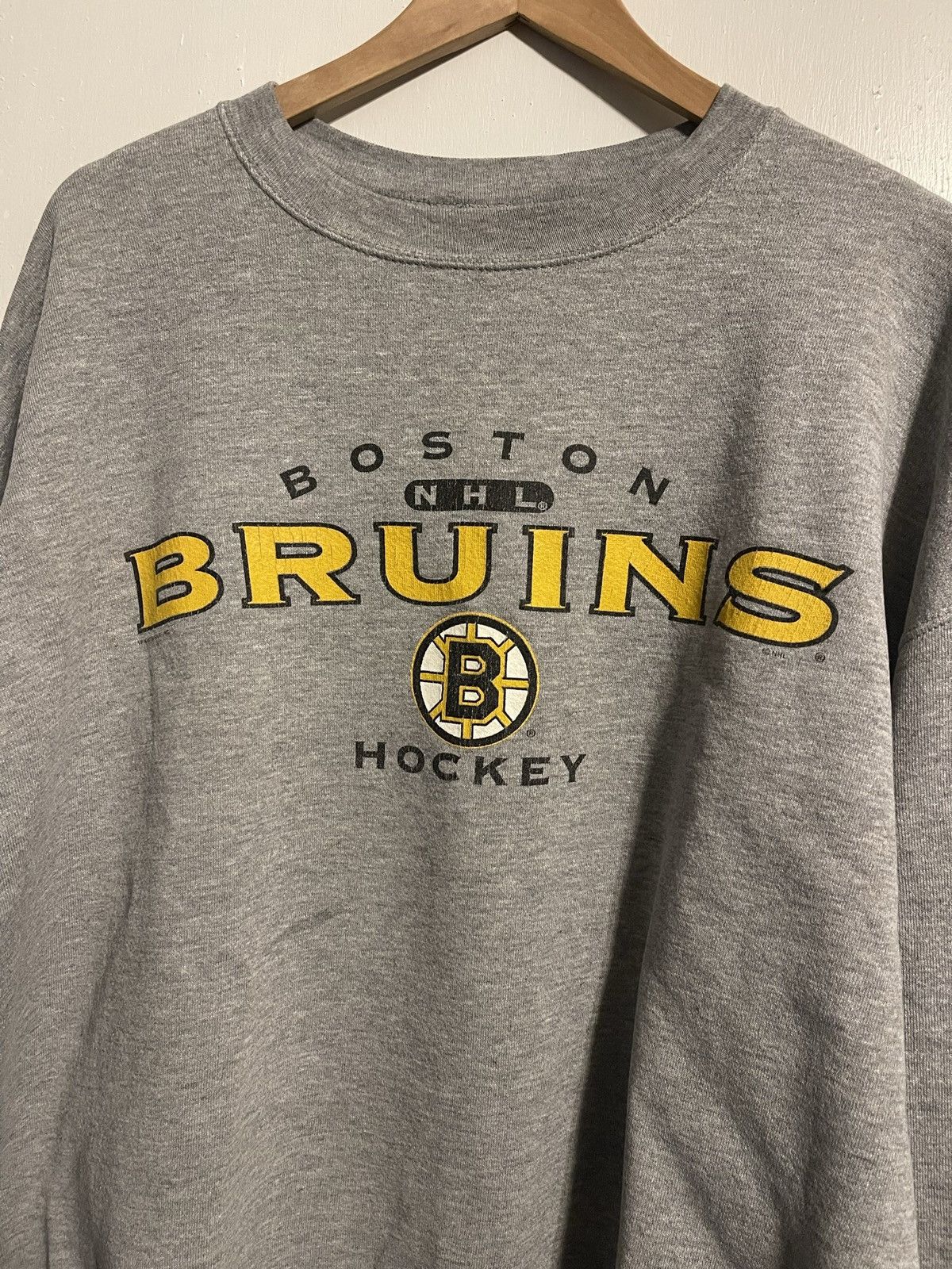 Lee Vintage Lee Bruins Sweater Size US XL / EU 56 / 4 - 2 Thumbnail
