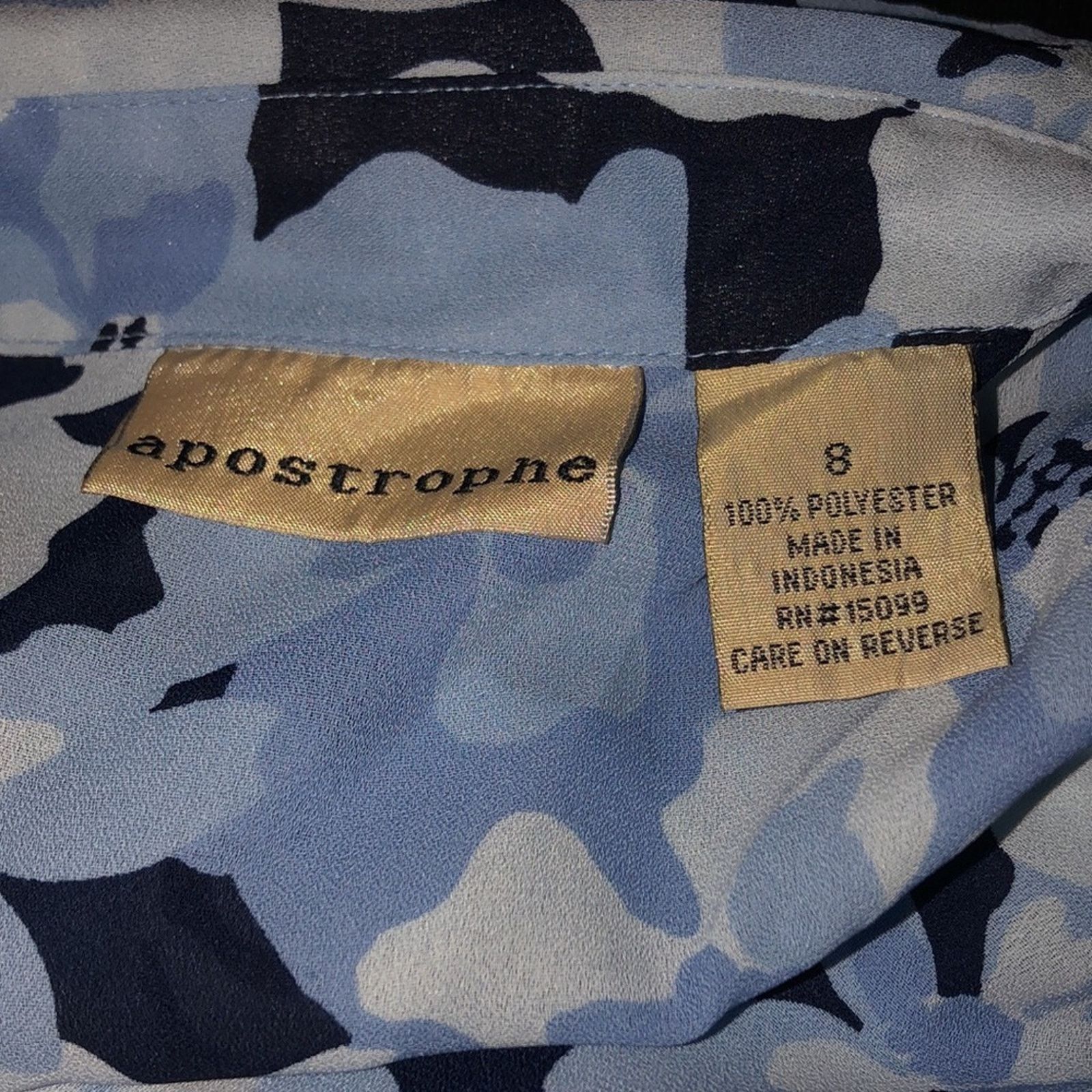Other Apostrophe lightweight button front floral blouse Size M / US 6-8 / IT 42-44 - 5 Thumbnail