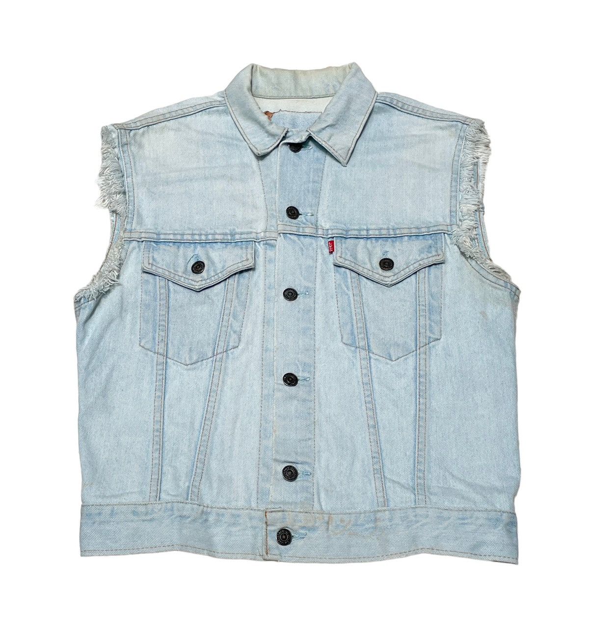 Vintage Brand Levi’s Made In Usa Denim Trucker Jacket 1990s