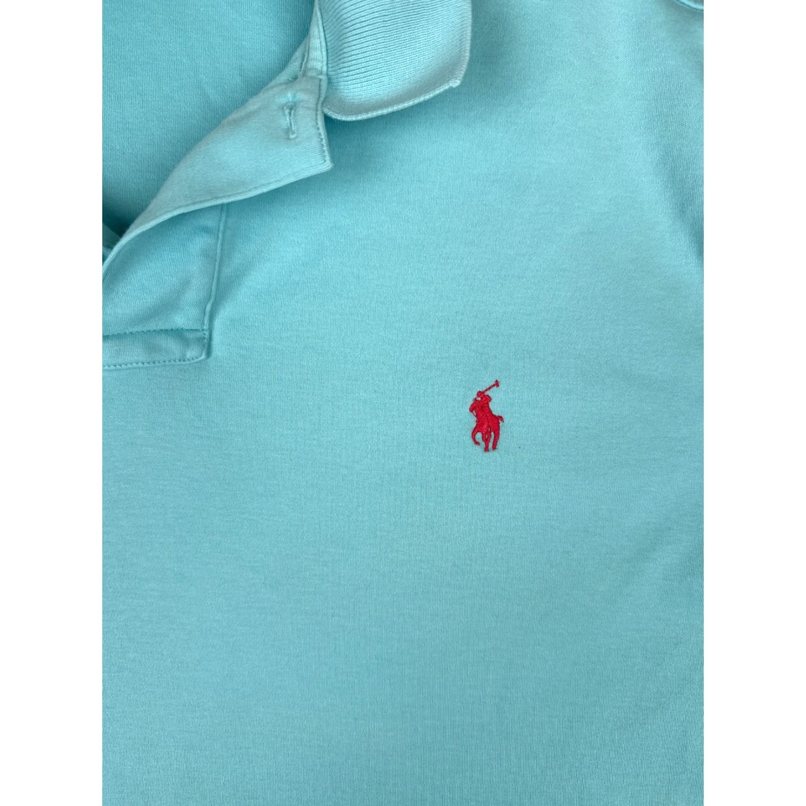 Ralph Lauren VINTAGE Polo Ralph Lauren Polo Shirt Men XL Blue Cotton Slim Fit Short Sleeve Polo Shirt Mens Blue Polo Ralph Lauren Shirt XL Size US XL / EU 56 / 4 - 6 Thumbnail