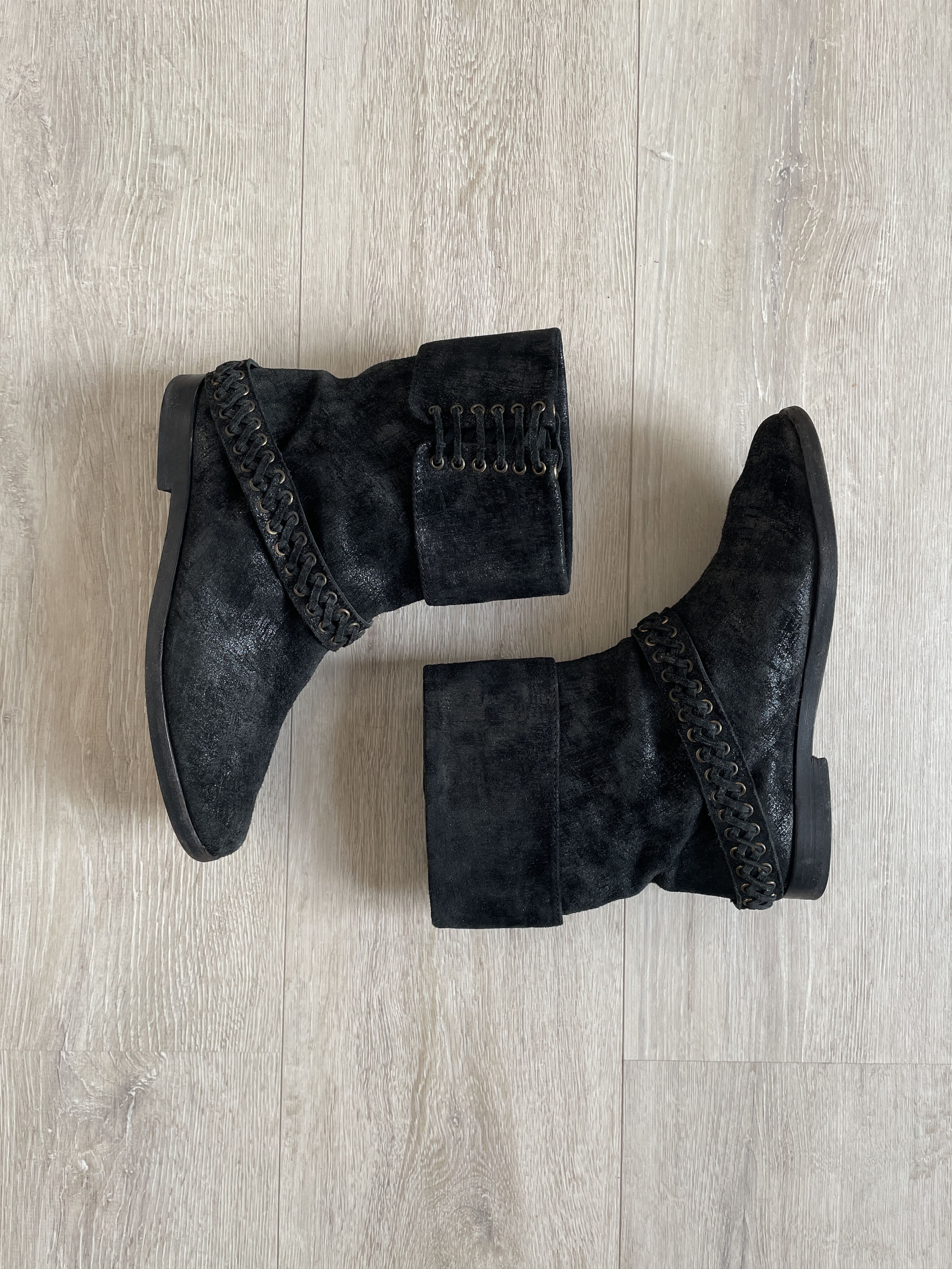 Balmain Balmain AW11 waxed boots by Christophe Decarnin Size US 7 / IT 37 - 4 Thumbnail