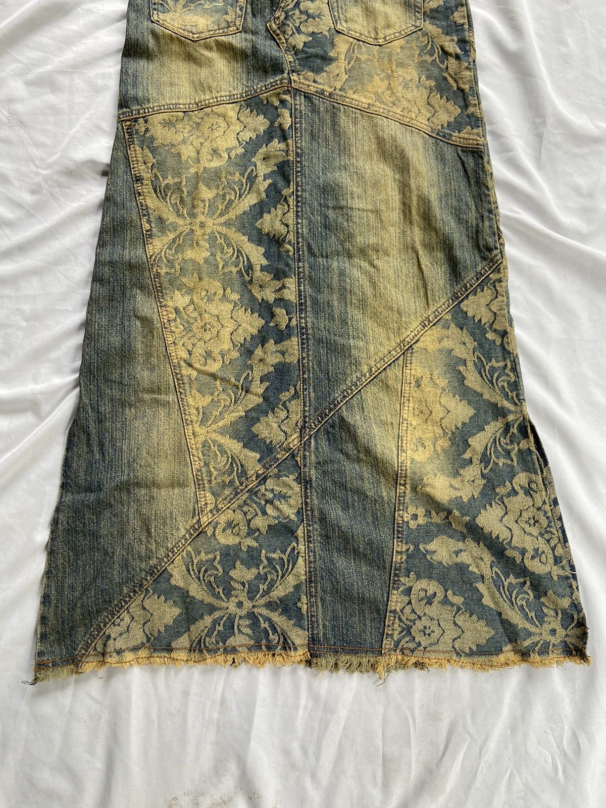 Japanese Brand JOYKA FLOWERS HANDMADE LONG SKIRT PANTS Size 28" / US 6 / IT 42 - 23 Thumbnail