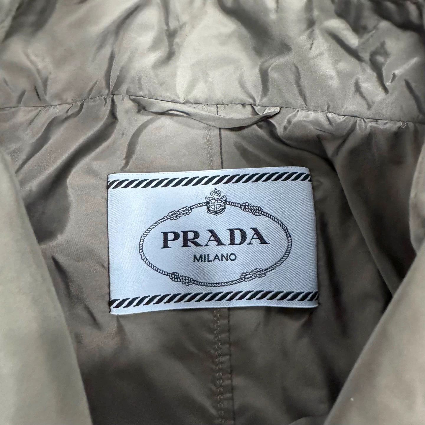 Prada Triangle Logo Swing Nylon Windbreaker