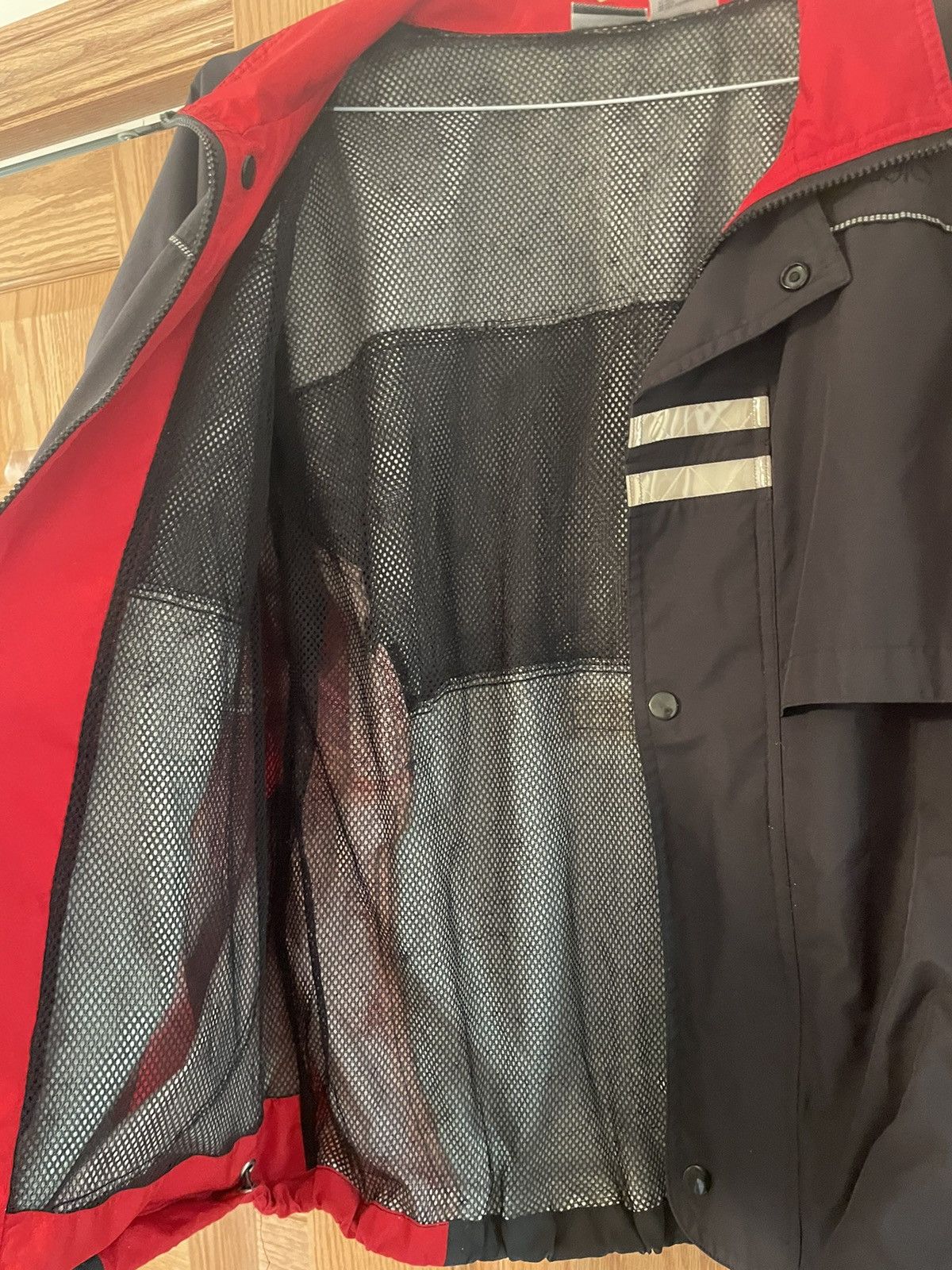 Asics × Vintage Vintage ASICS Light Jacket Navy/Red Size US S / EU 44-46 / 1 - 7 Thumbnail