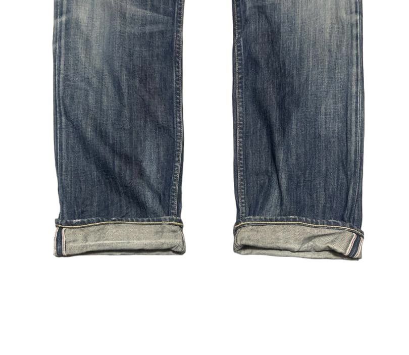 Levi's Vintage Levis 502 Selvedge Straight Leg Jeans Size US 33 - 2 Thumbnail