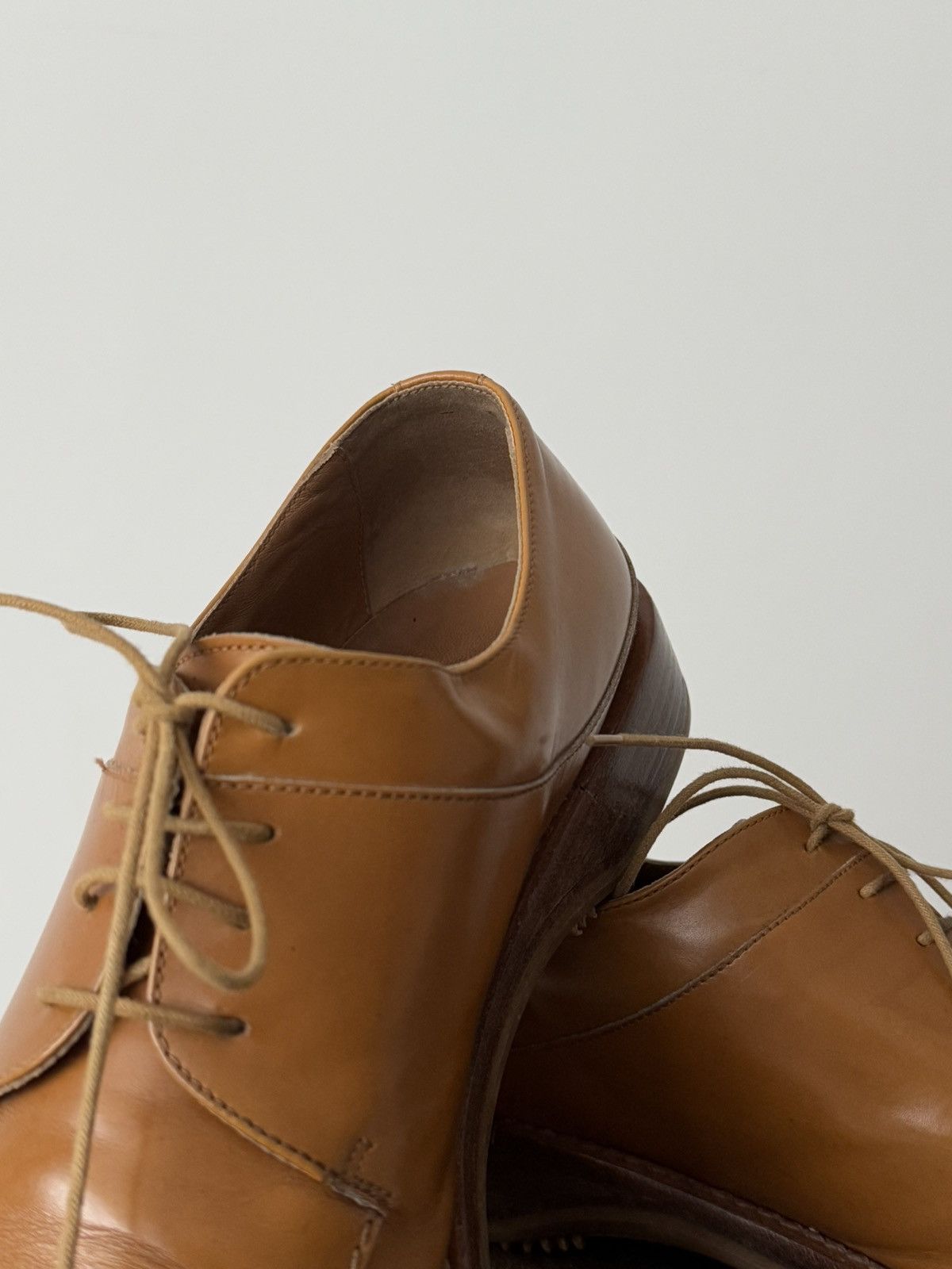 Officine Creative Officine Creative Brown Leather Derby Shoes Size US 11 / EU 44 - 7 Thumbnail