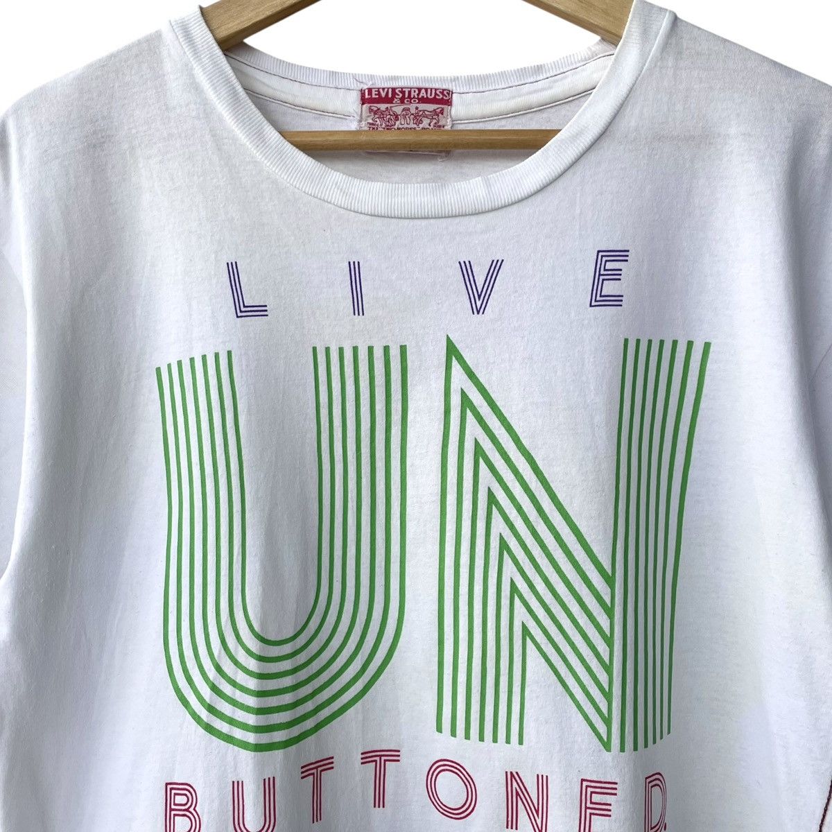 Levi's Levi’s Strauss Japan 09 Live Unbuttoned Promo Tee Size US L / EU 52-54 / 3 - 4 Thumbnail