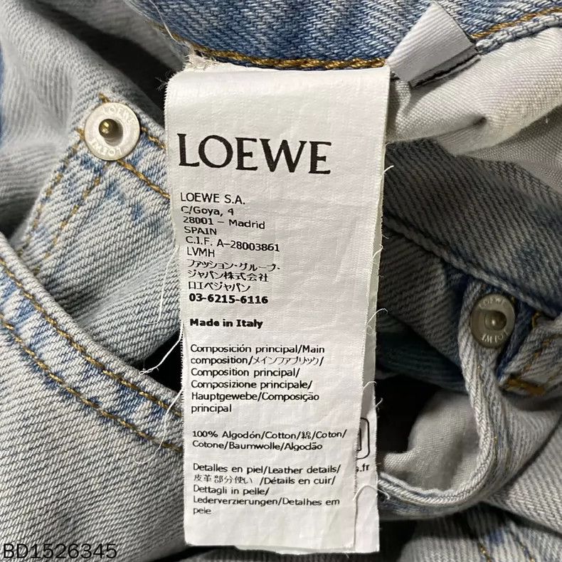 Loewe loewe Washed fringed jeans 2505-Nextarrow Size US 28 / EU 44 - 6 Thumbnail