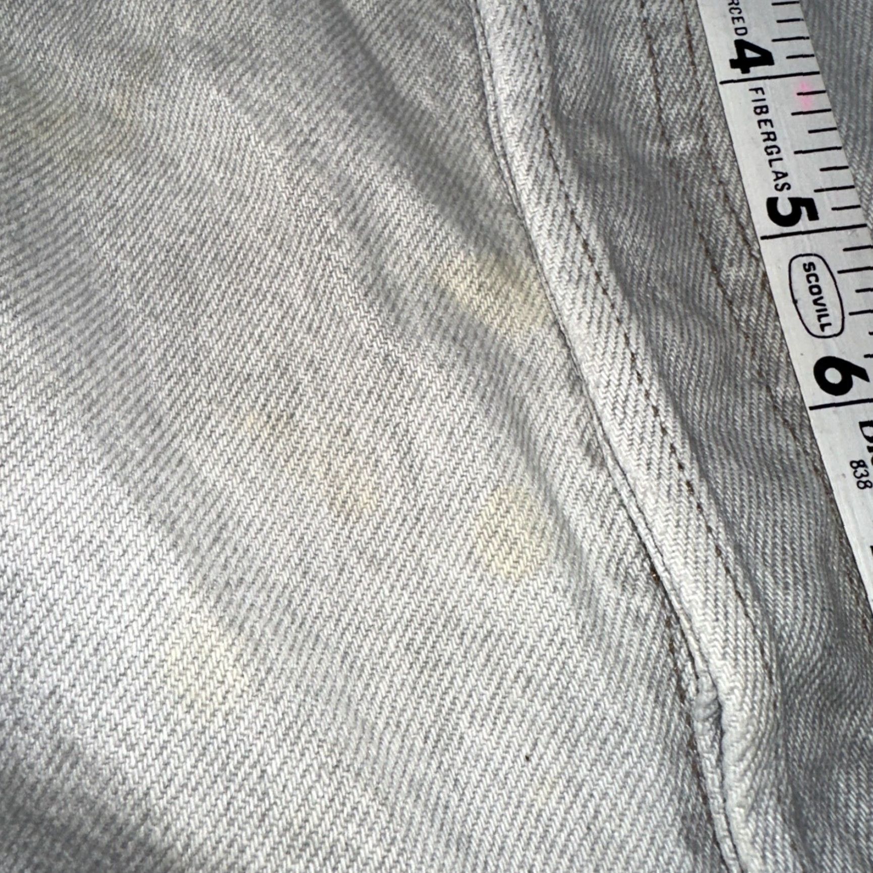 Levi's Levis 501 Vintage 90s USA Gray Light Wash Jeans 36x32 Classic Straight Mens Regular Denim Cotton Size US 36 / EU 52 - 7 Thumbnail