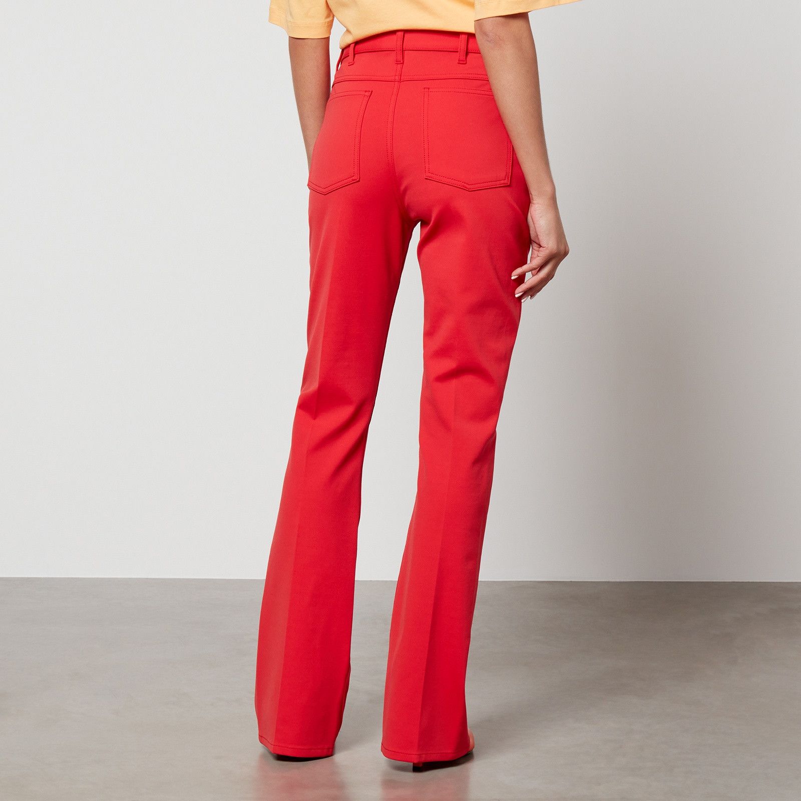 Marni o1y1125 Casual Pant in Red Size 27" / US 4 / IT 40 - 2 Thumbnail