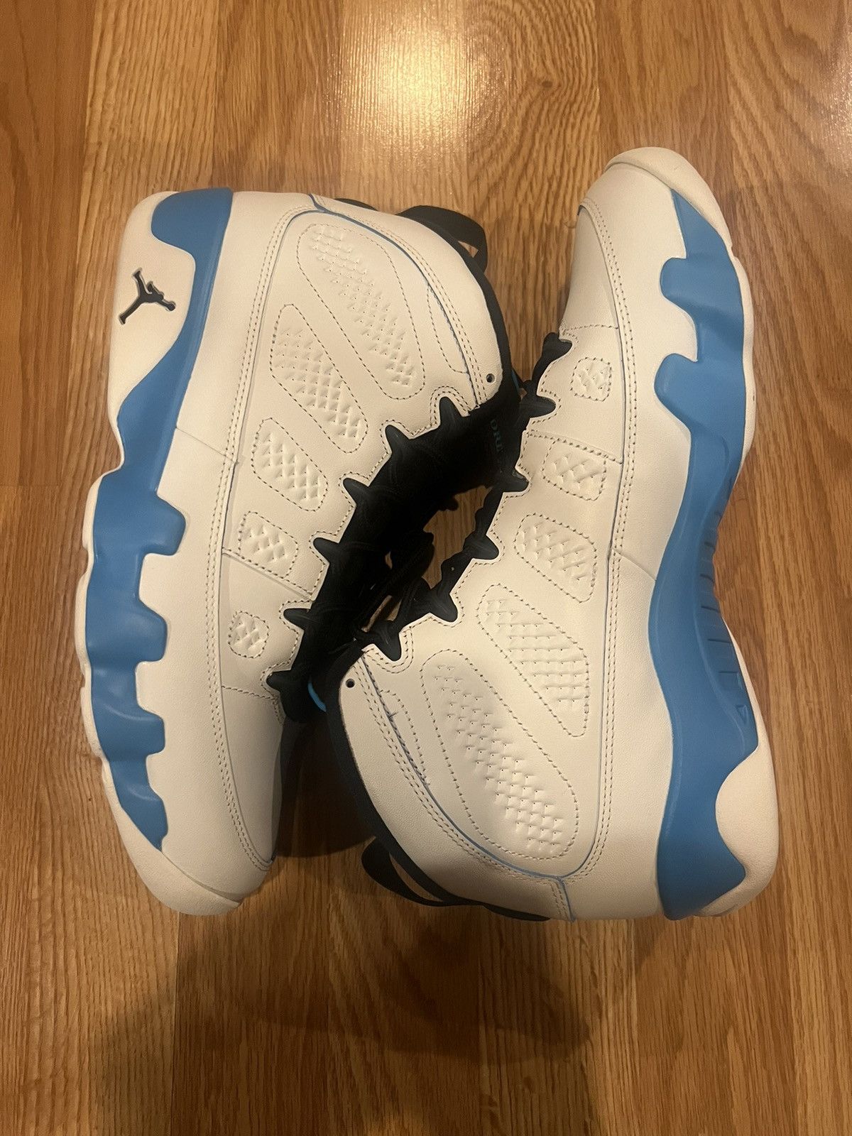 image of Air Jordan 9 Powder Blue 2024 Shoes in White, Men's (Size 11)