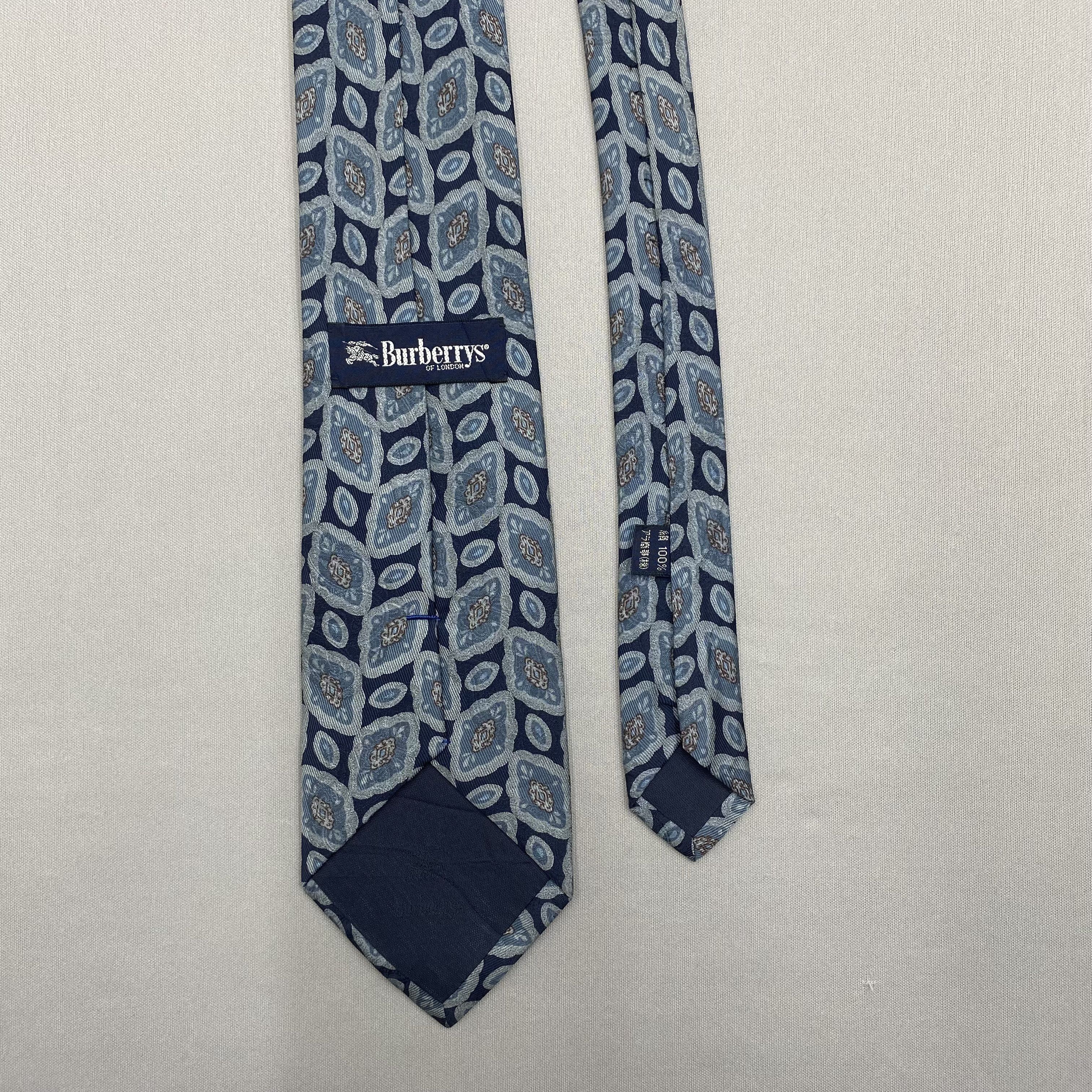 Burberry Vintage Burberry SILK Necktie Cravate Pure Silk Size ONE SIZE - 6 Thumbnail