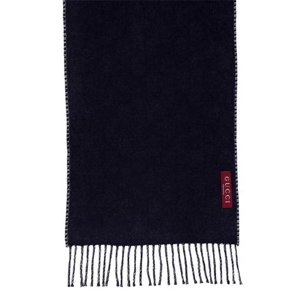 Gucci Gg Shadow Wool Scarf Size ONE SIZE - 3 Thumbnail