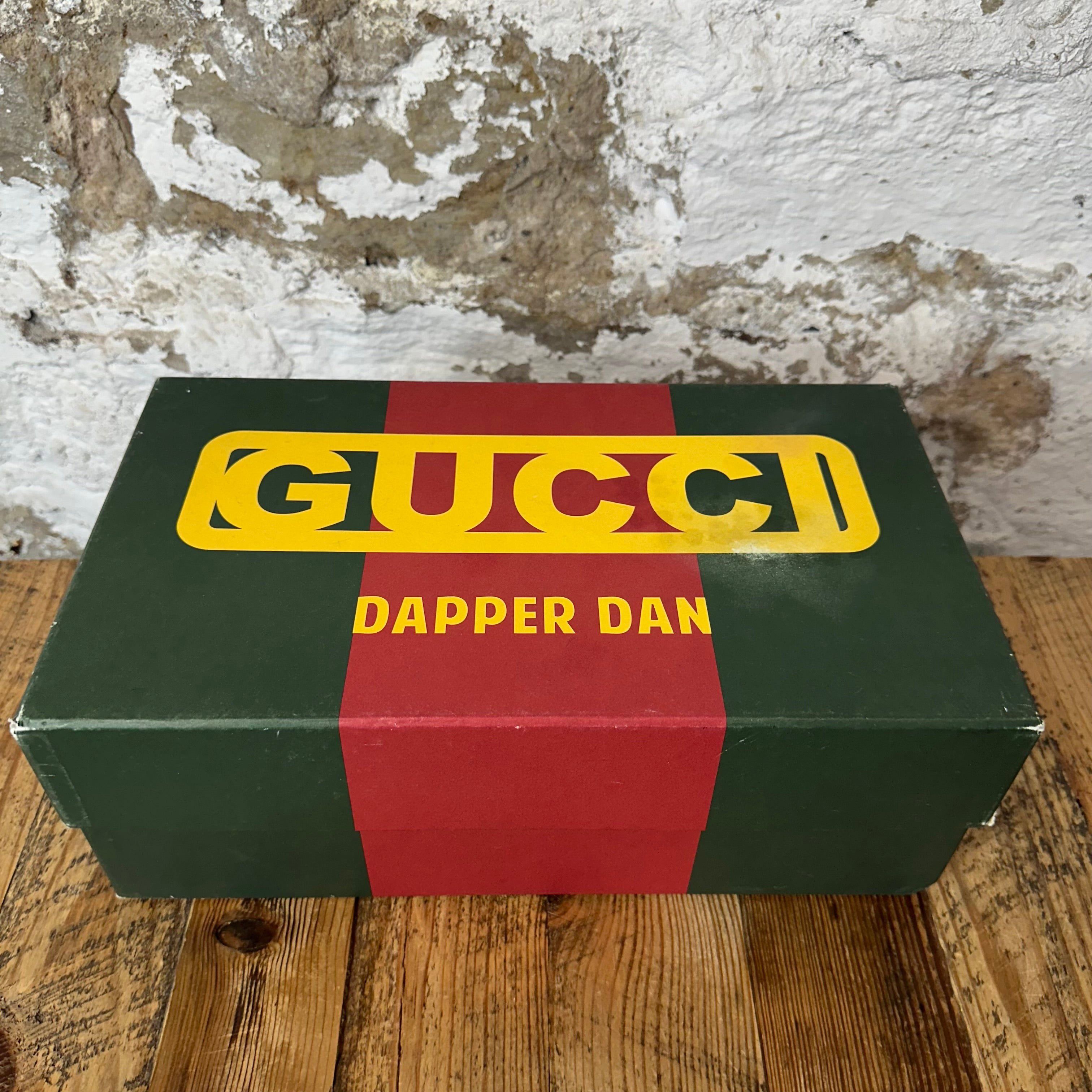 Gucci Gucci Dapper Dan Black Gold Ace Sneaker Sz 7.5 Size US 7.5 / EU 40-41 - 8 Thumbnail