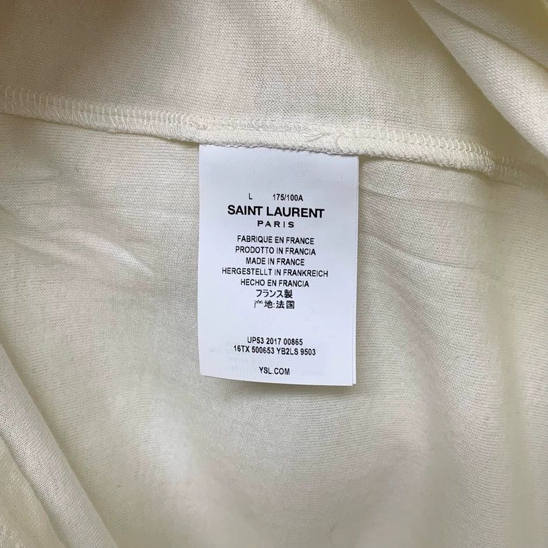 Saint Laurent Paris saint Laurent parisSolid short-sleeved T-shirt 2503-Nextar Size US L / EU 52-54 / 3 - 6 Thumbnail