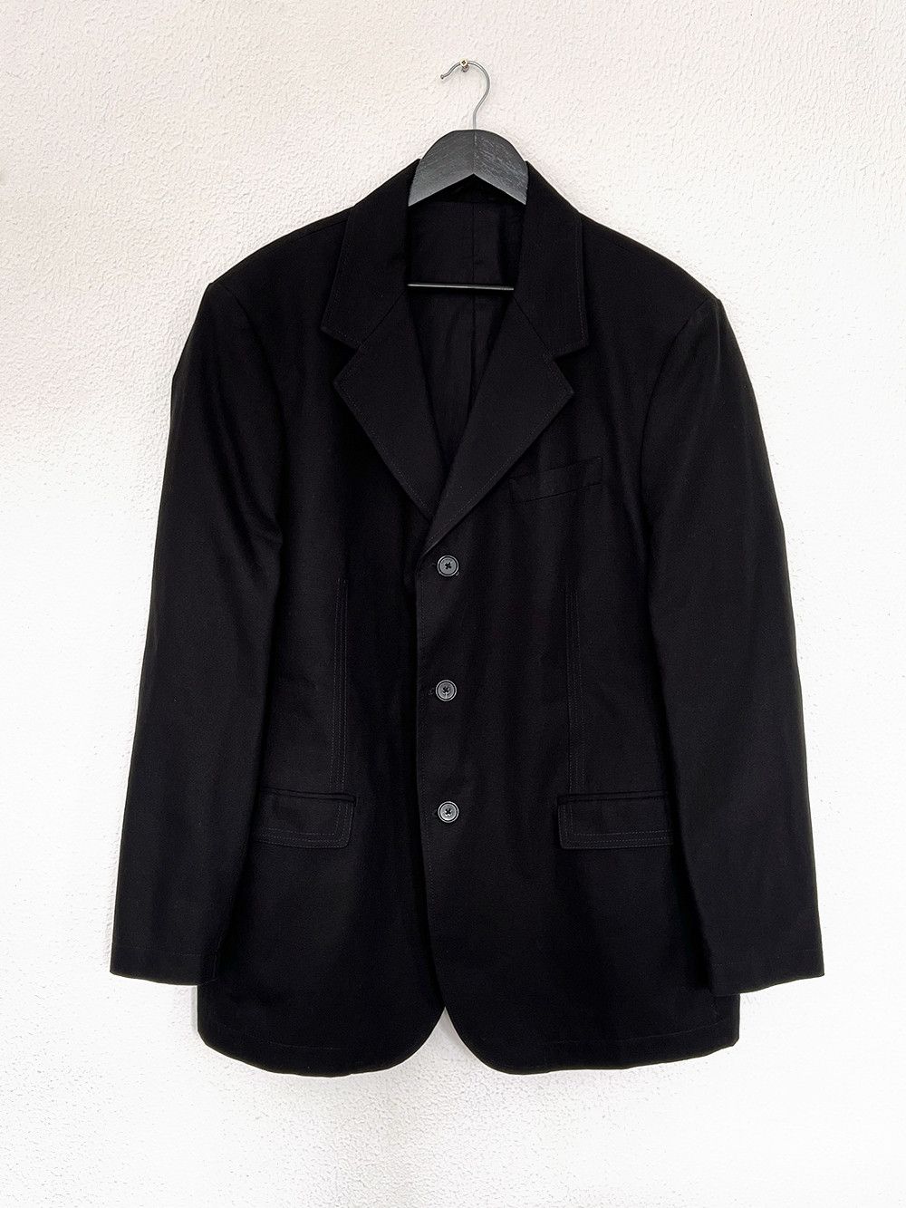 Raf Simons SS21 Boxy Cotton Blazer Size 48R - 2 Thumbnail