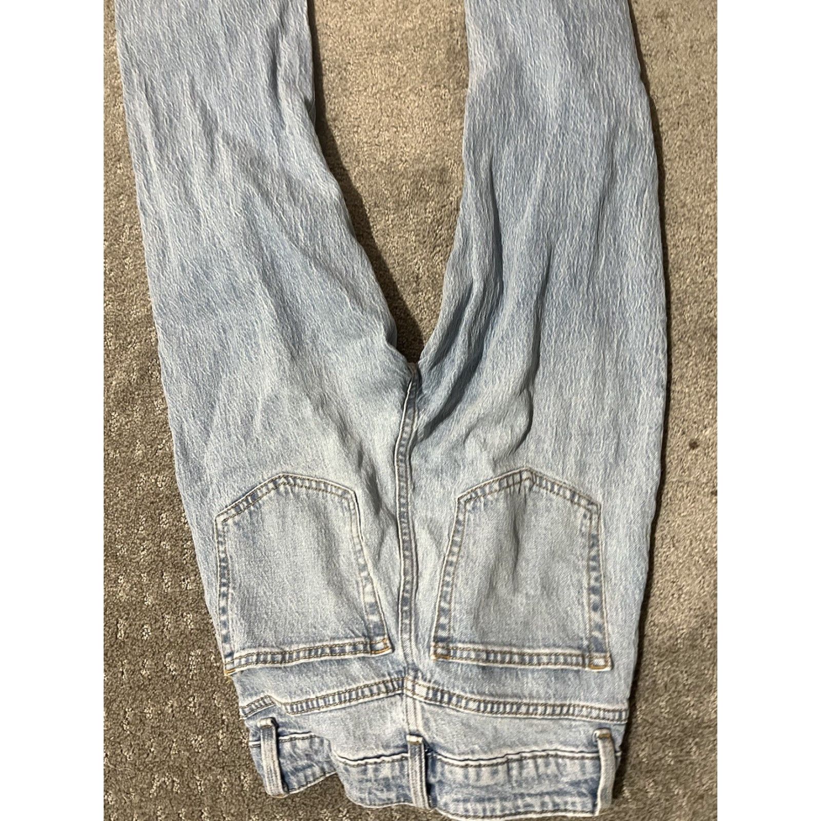 H&M VINTAGE H&M Jeans Women’s Size 2 Blue High Rise Slim Denim Cotton Button Zipper YEARS? Size 26" / US 2 / IT 38 - 4 Thumbnail