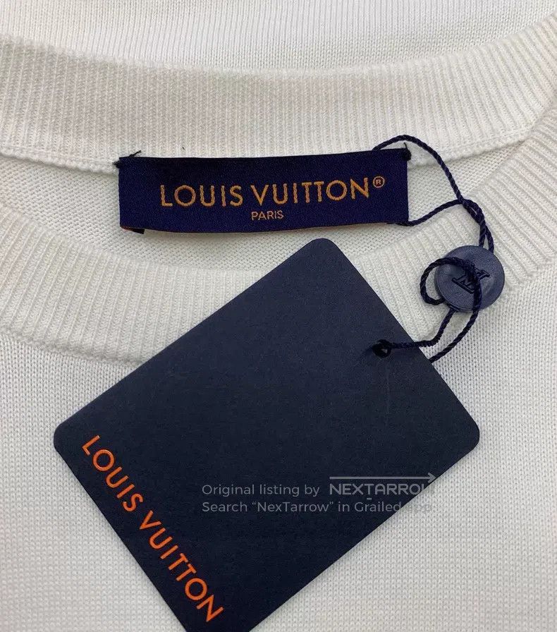 Louis Vuitton Louis Vuitton White flame baseball Logo knit short sleeve Size US S / EU 44-46 / 1 - 5 Thumbnail